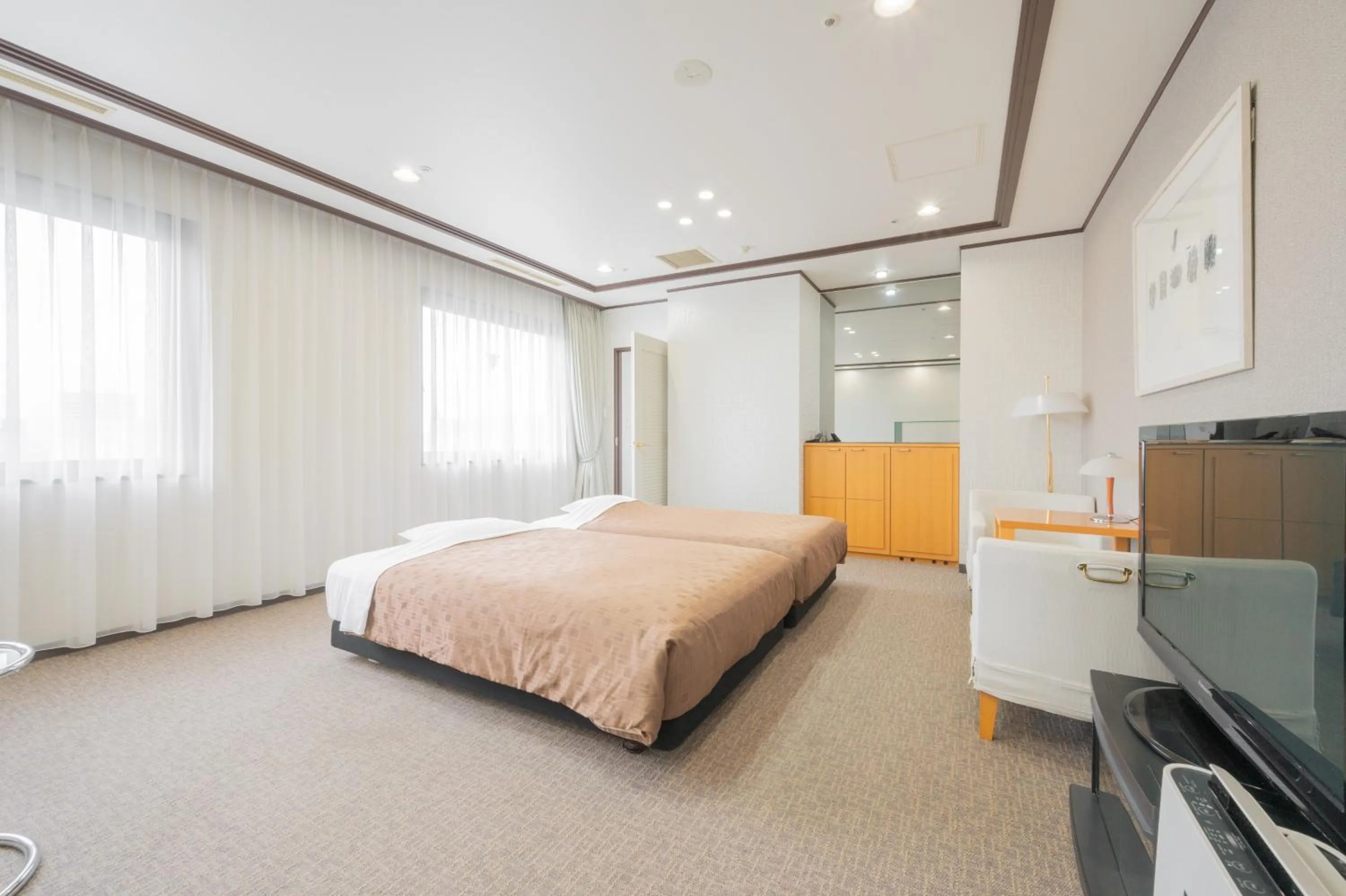 Bed in Hotel Hakodate Royal Seaside BBH Hotel Group