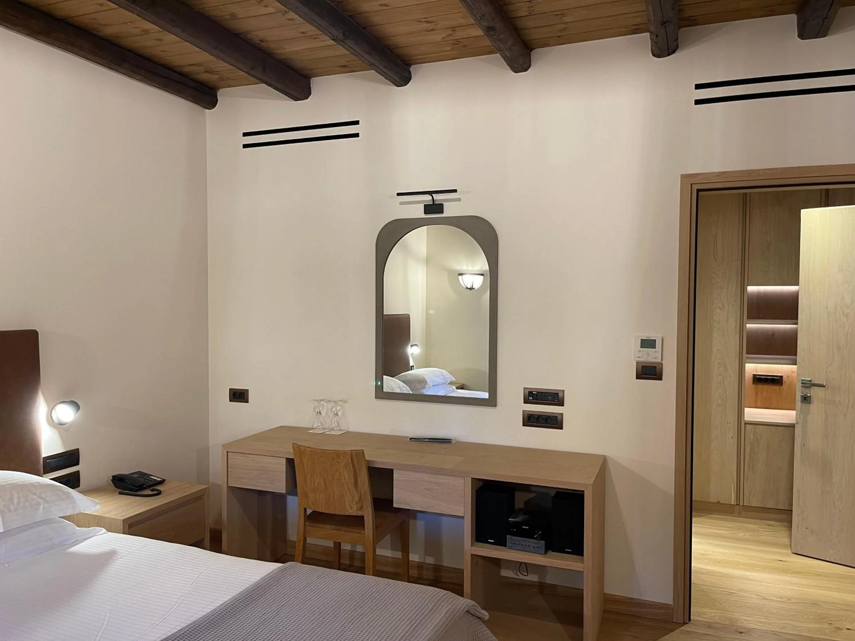 Bedroom, Bed in Mystras Grand Palace Resort & Spa
