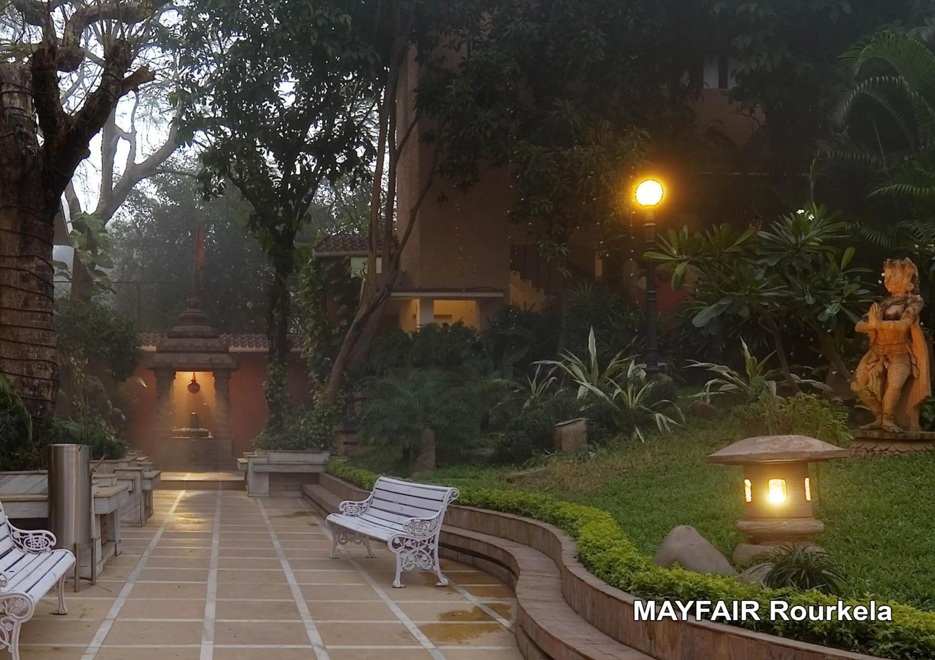 Garden view in Mayfair Rourkela