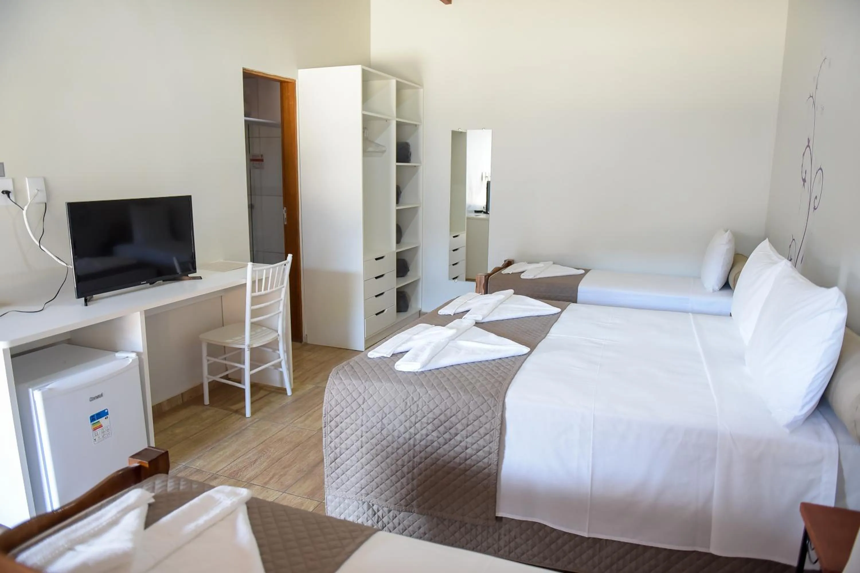 Bedroom, Bed in Recanto das Carpas