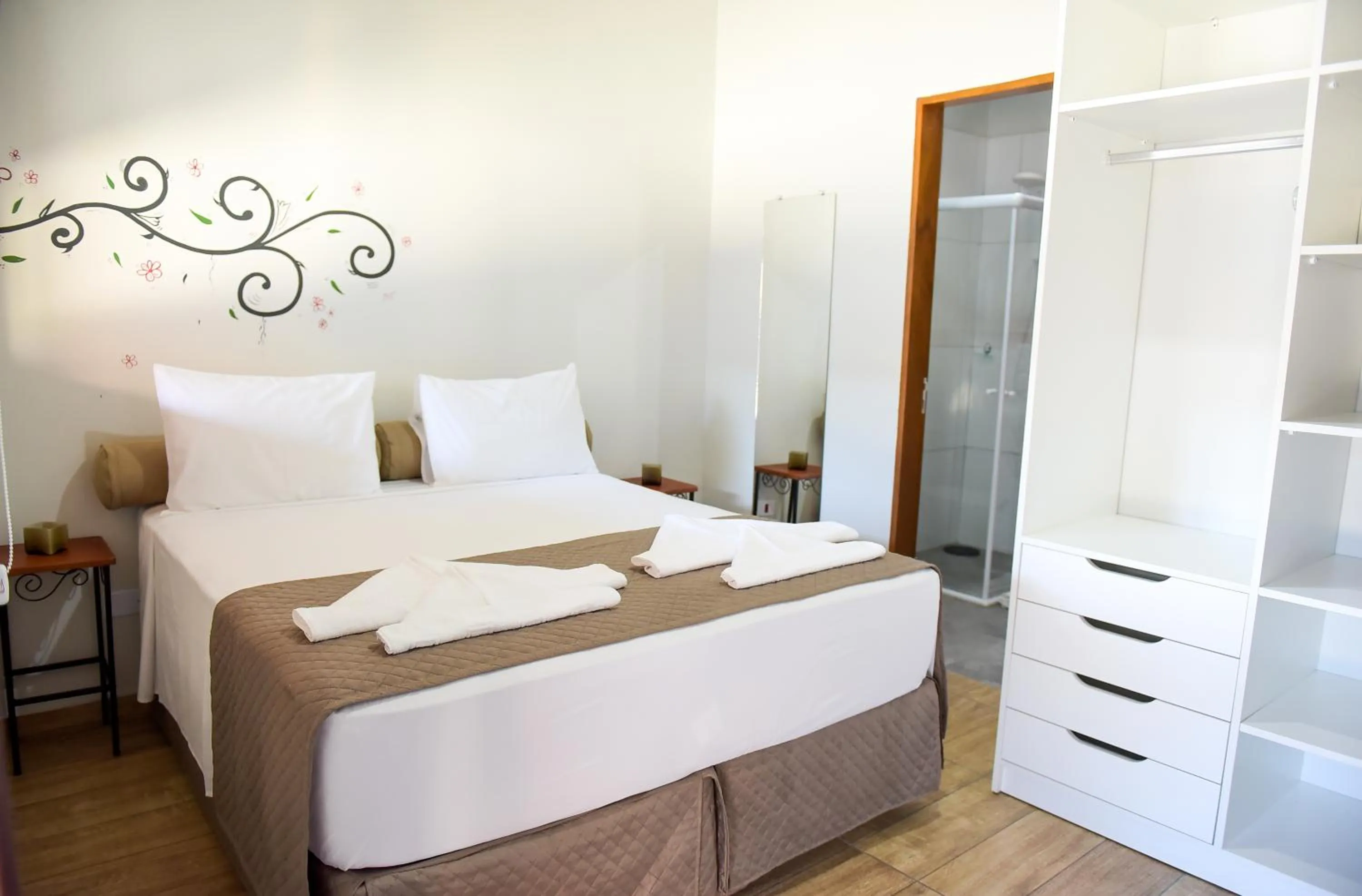 Bedroom, Bed in Recanto das Carpas