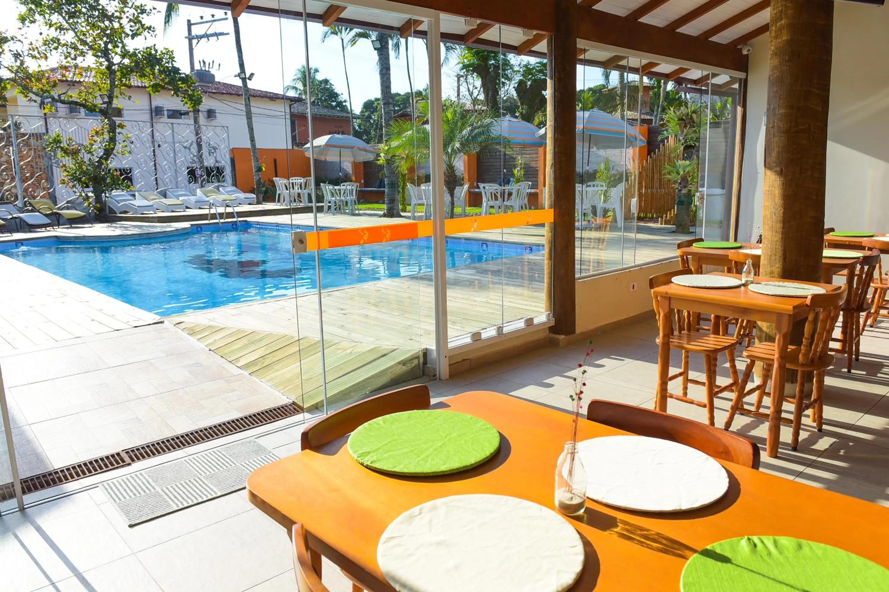 Dining area in Recanto das Carpas