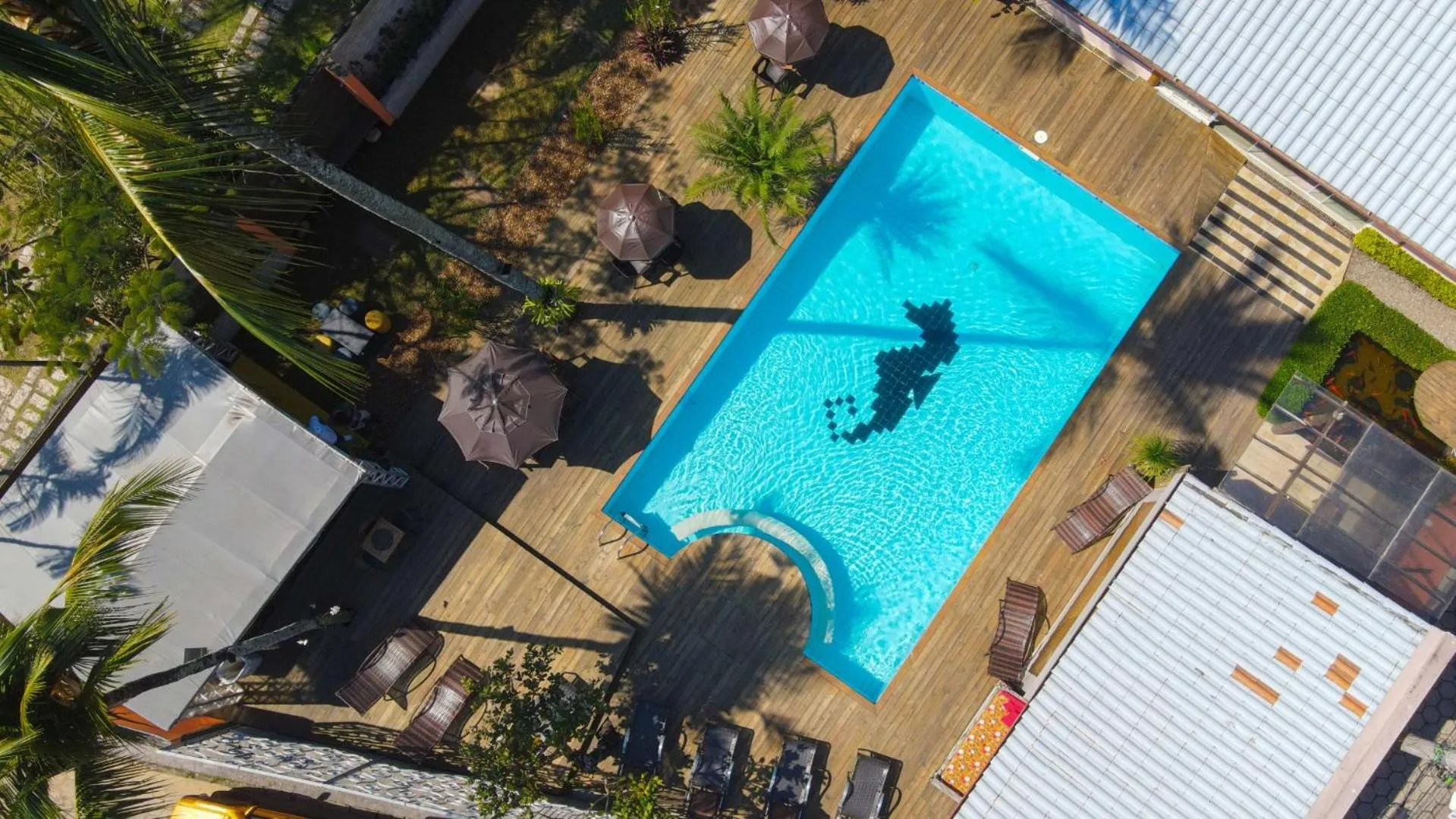 Swimming pool in Recanto das Carpas