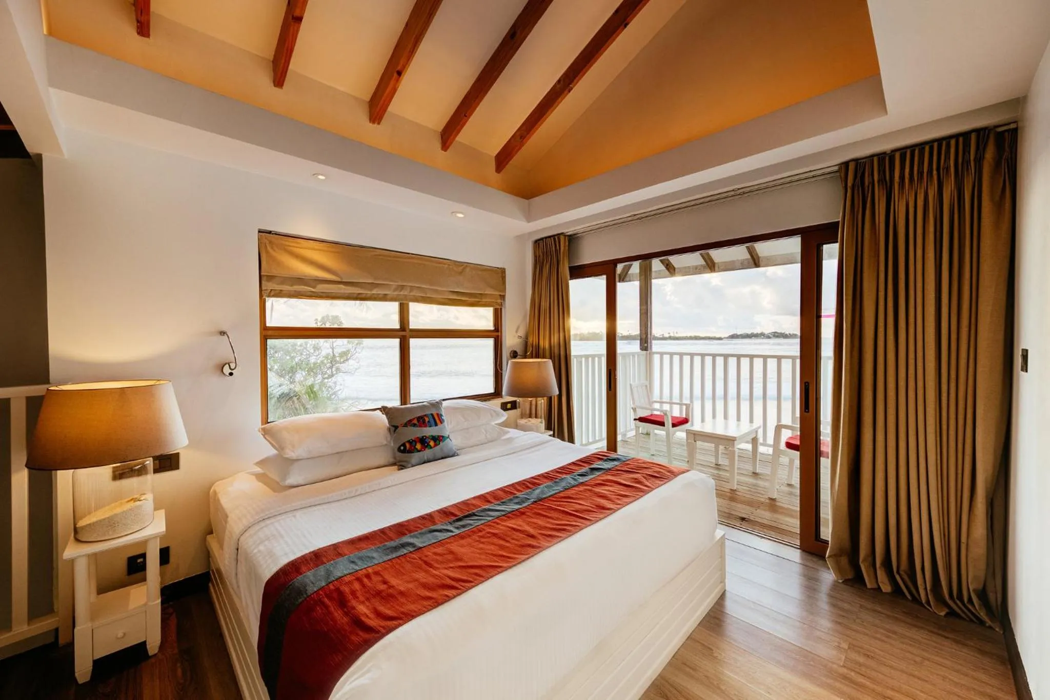 Bedroom, Bed in Cinnamon Dhonveli Maldives - Free One-Way Speedboat and 02 Kids Under 12 Stay & Dine Free