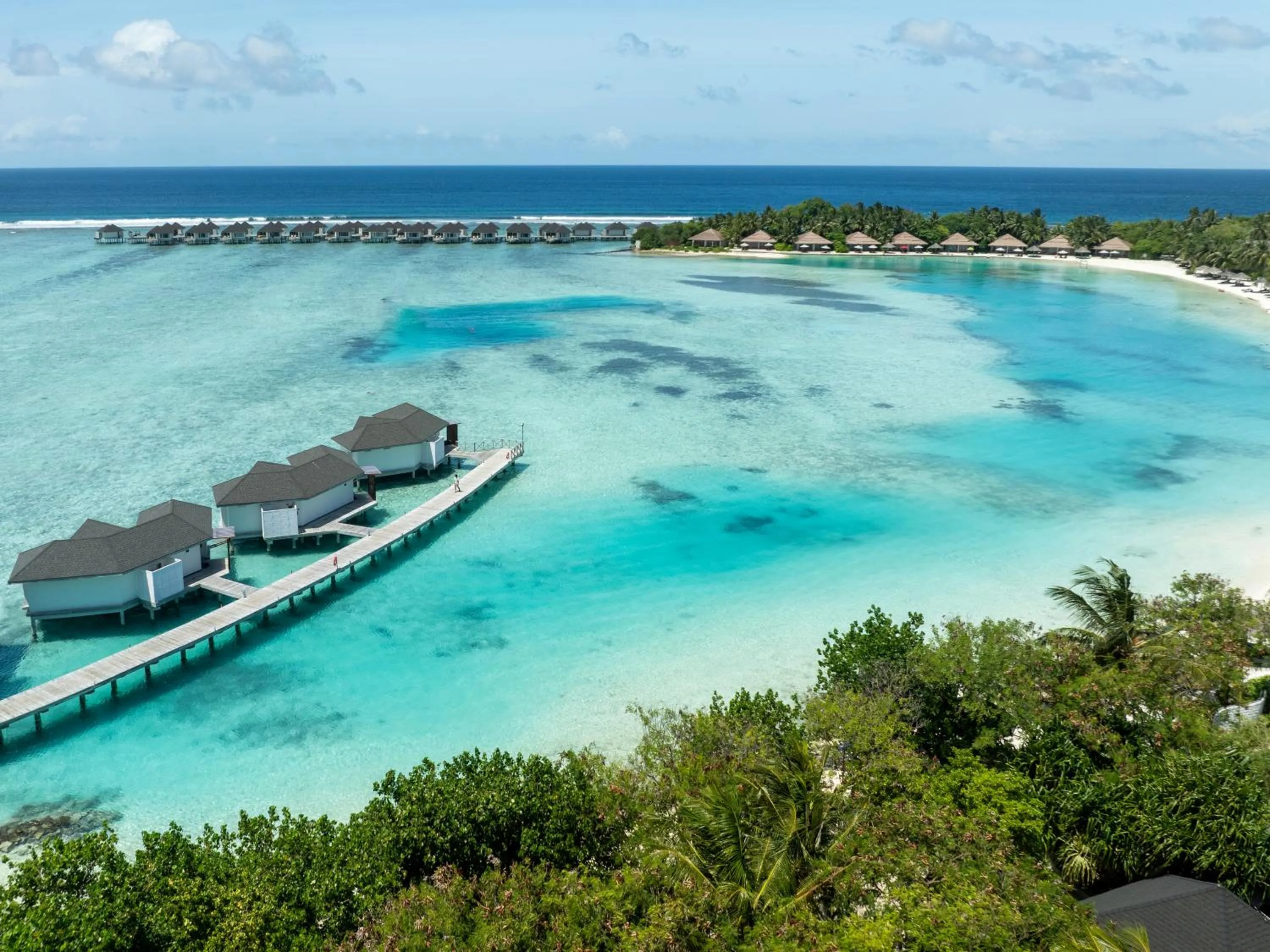 Bird's eye view in Cinnamon Dhonveli Maldives - Free One-Way Speedboat and 02 Kids Under 12 Stay & Dine Free