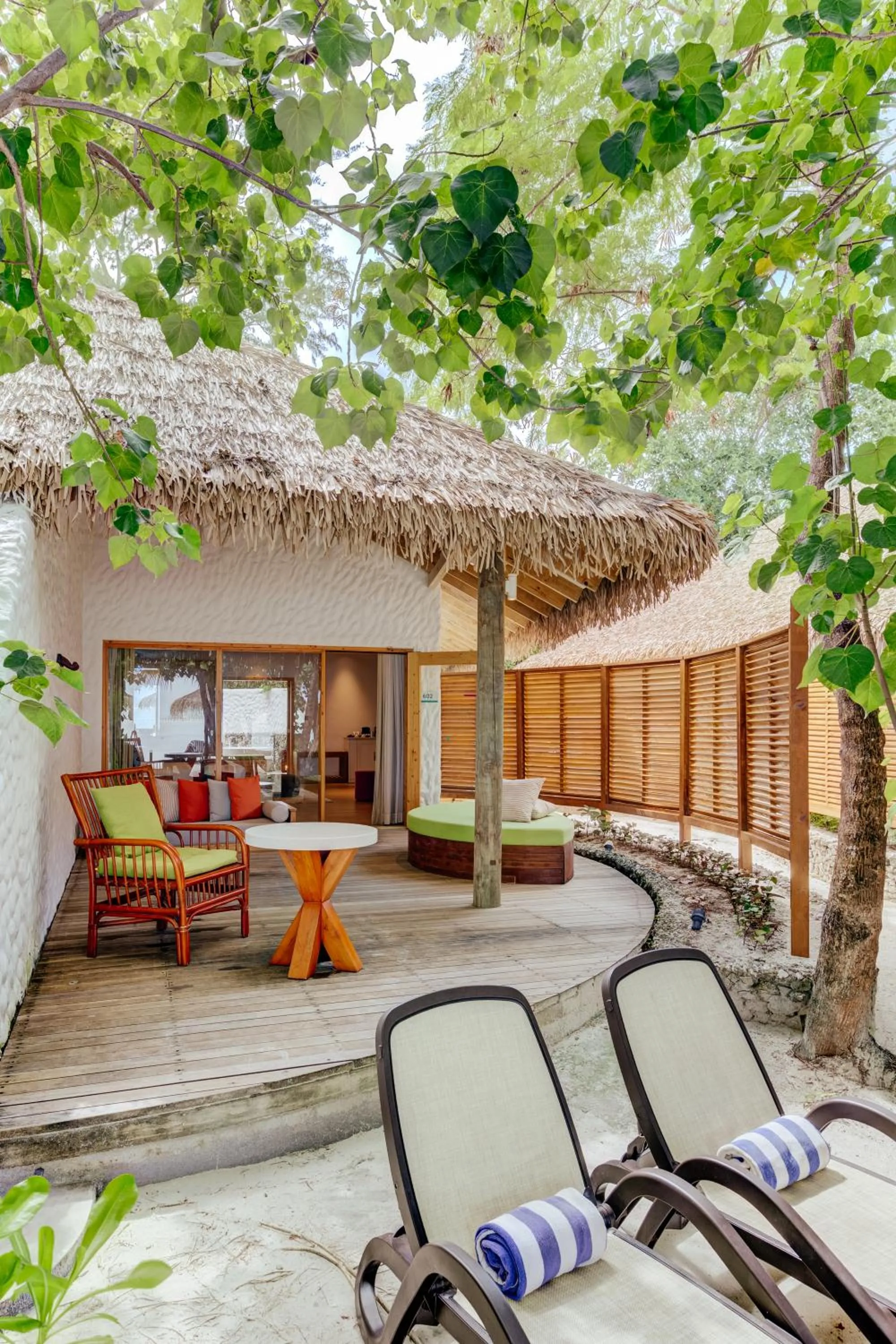 Patio in Cinnamon Dhonveli Maldives - Free One-Way Speedboat and 02 Kids Under 12 Stay & Dine Free