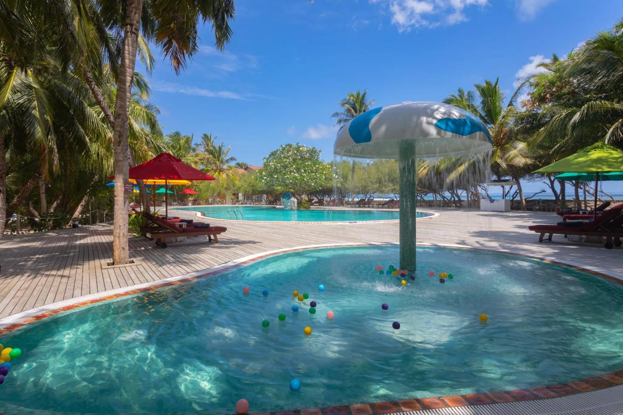 Swimming pool in Cinnamon Dhonveli Maldives - Free One-Way Speedboat and 02 Kids Under 12 Stay & Dine Free