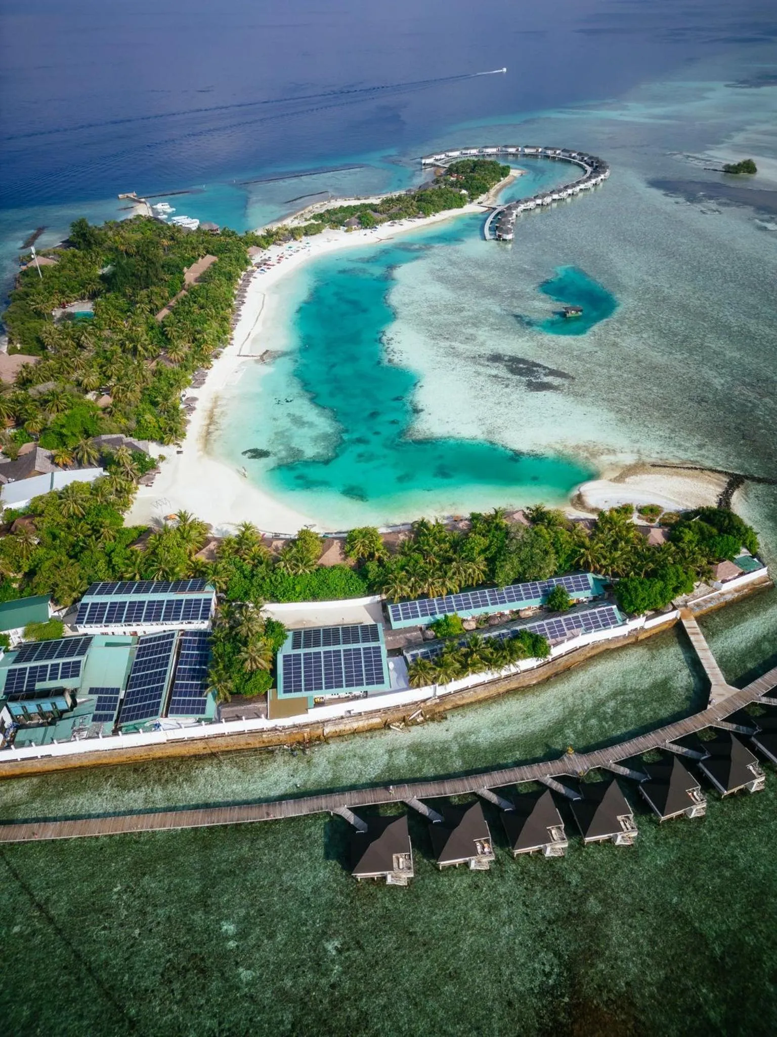 Bird's eye view in Cinnamon Dhonveli Maldives - Free One-Way Speedboat and 02 Kids Under 12 Stay & Dine Free