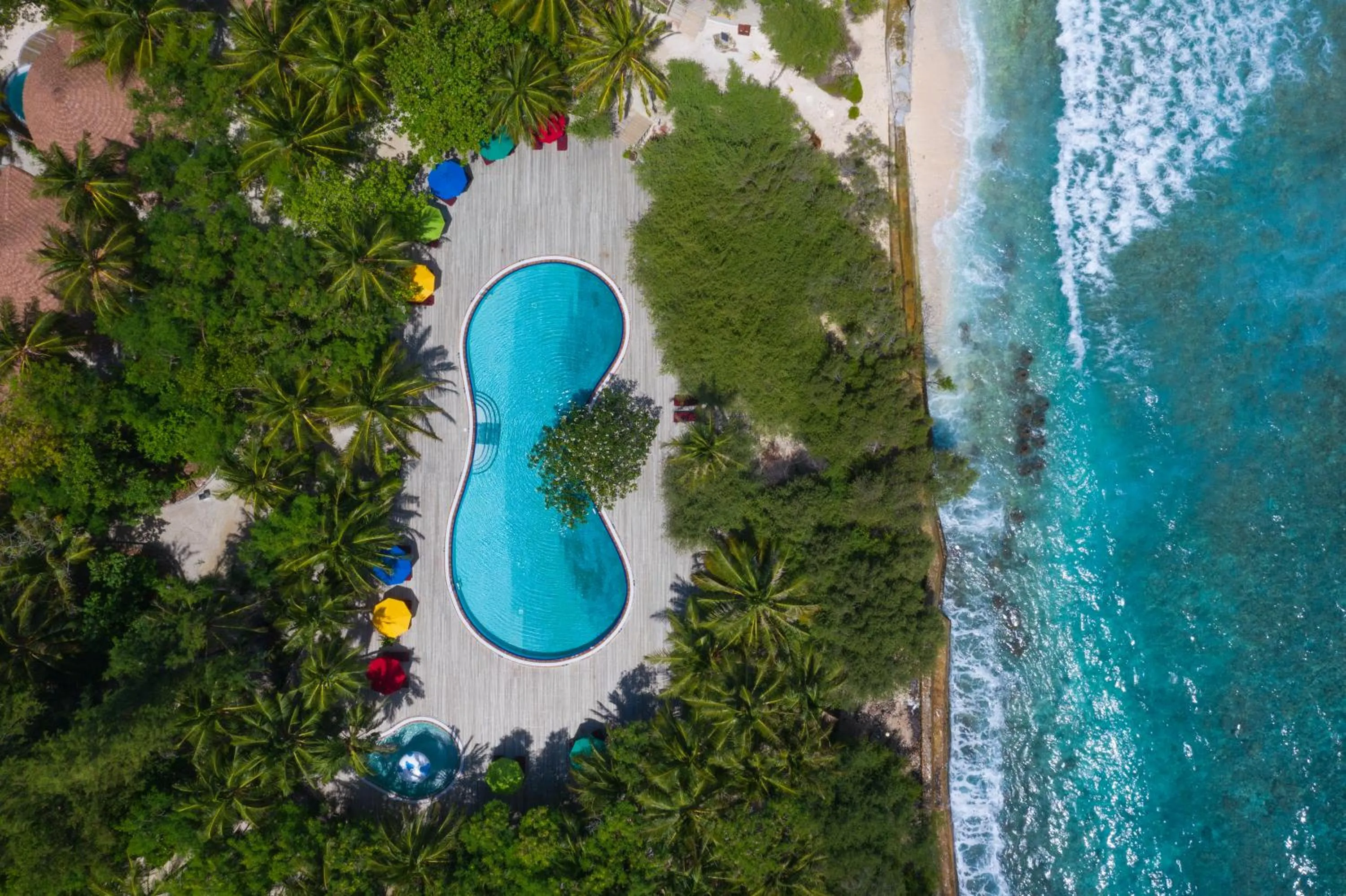 Bird's eye view in Cinnamon Dhonveli Maldives - Free One-Way Speedboat and 02 Kids Under 12 Stay & Dine Free
