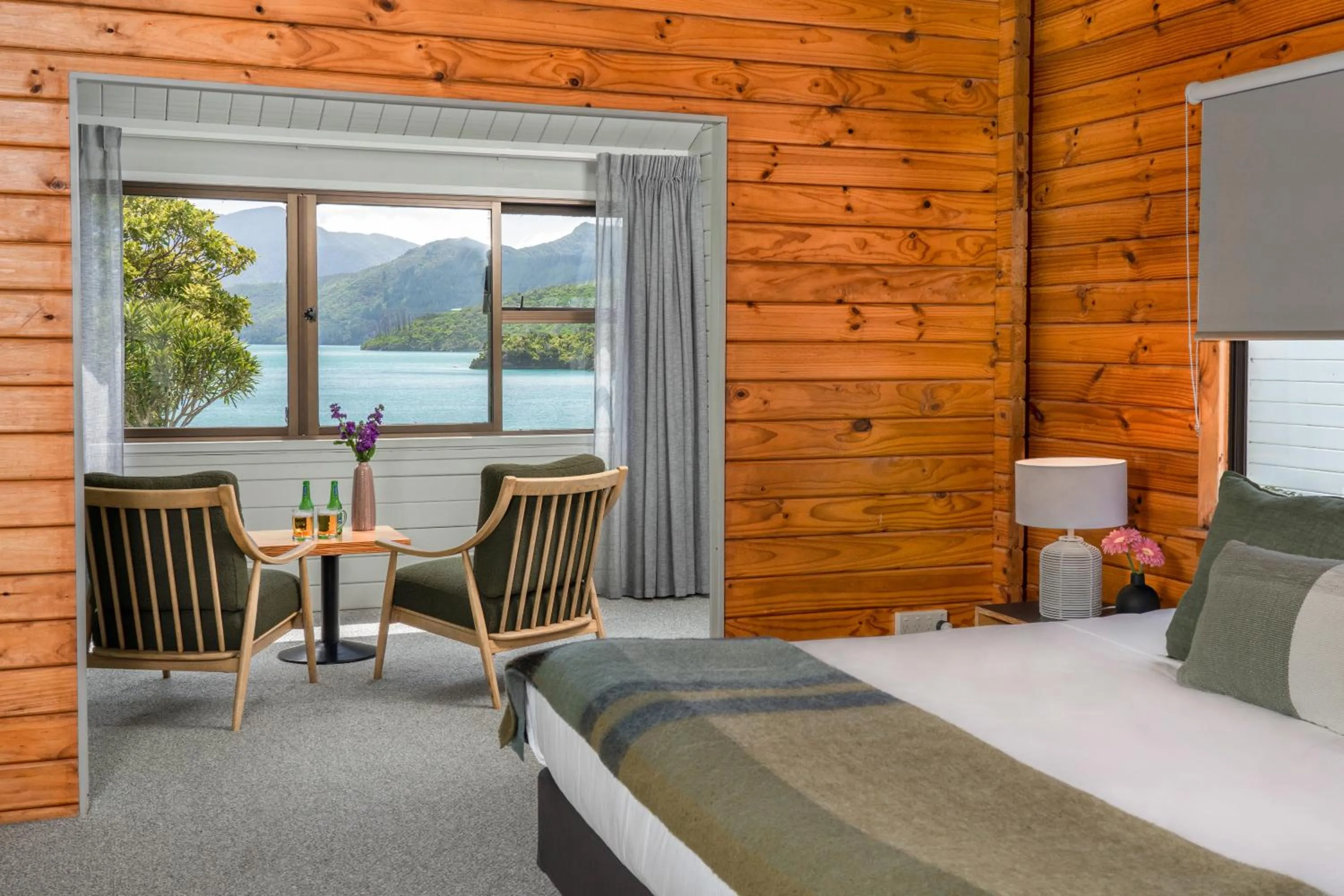 Bed in The Portage Resort