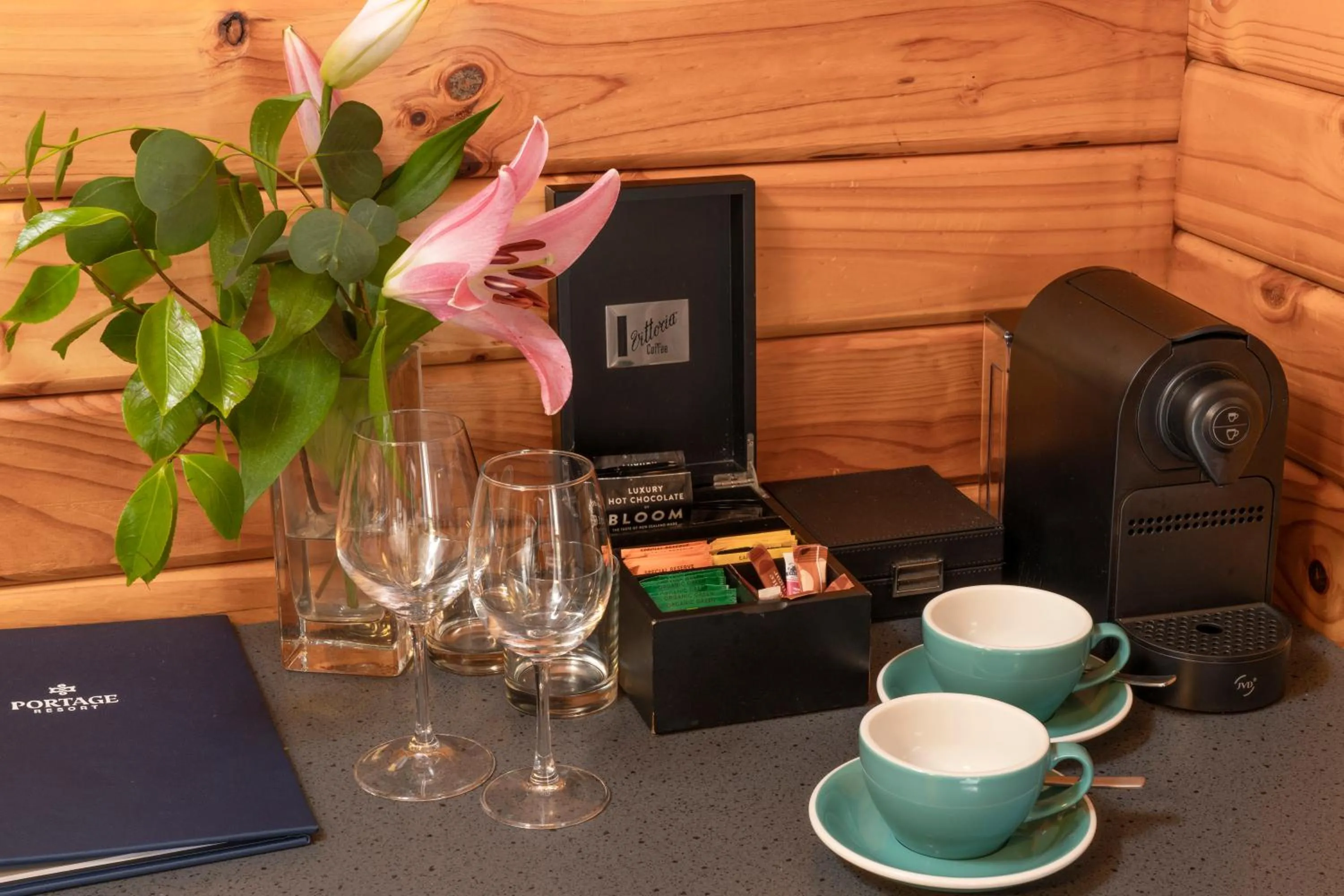 Coffee/tea facilities in The Portage Resort