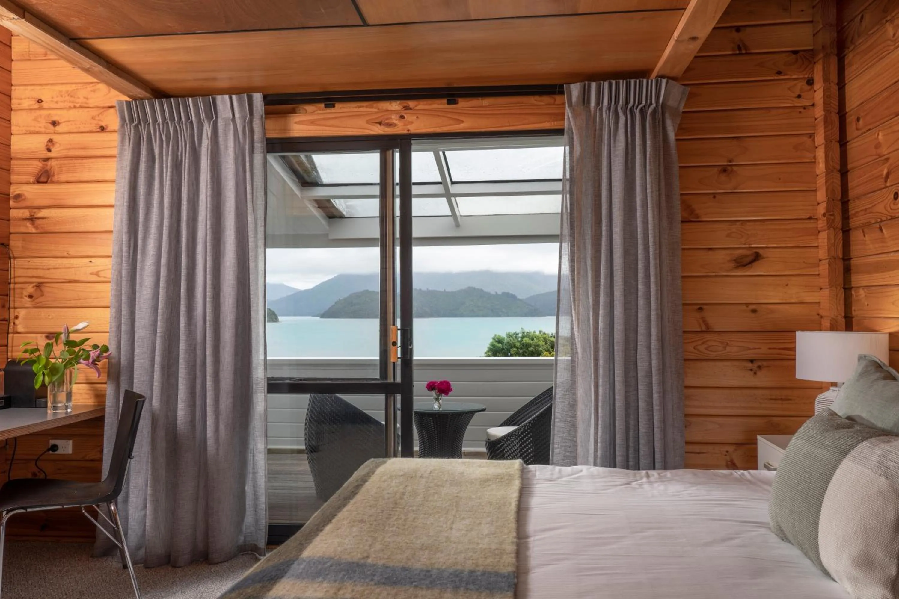 Bed in The Portage Resort