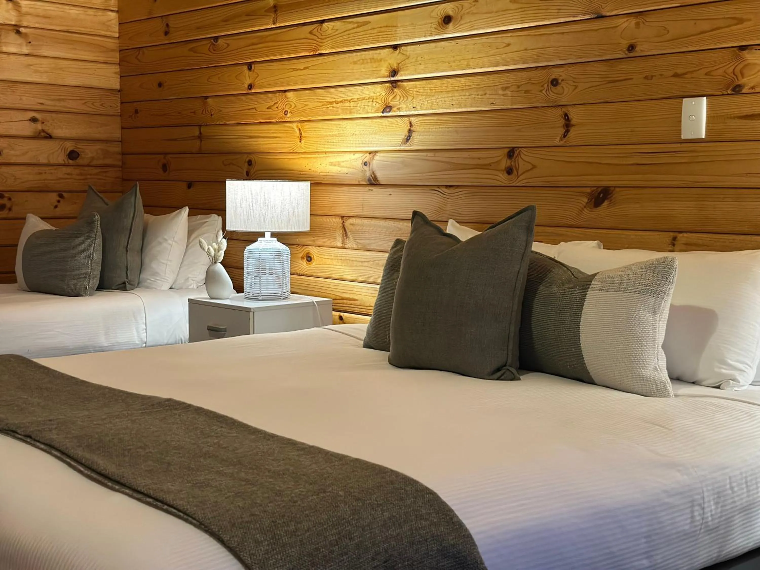 Bed in The Portage Resort