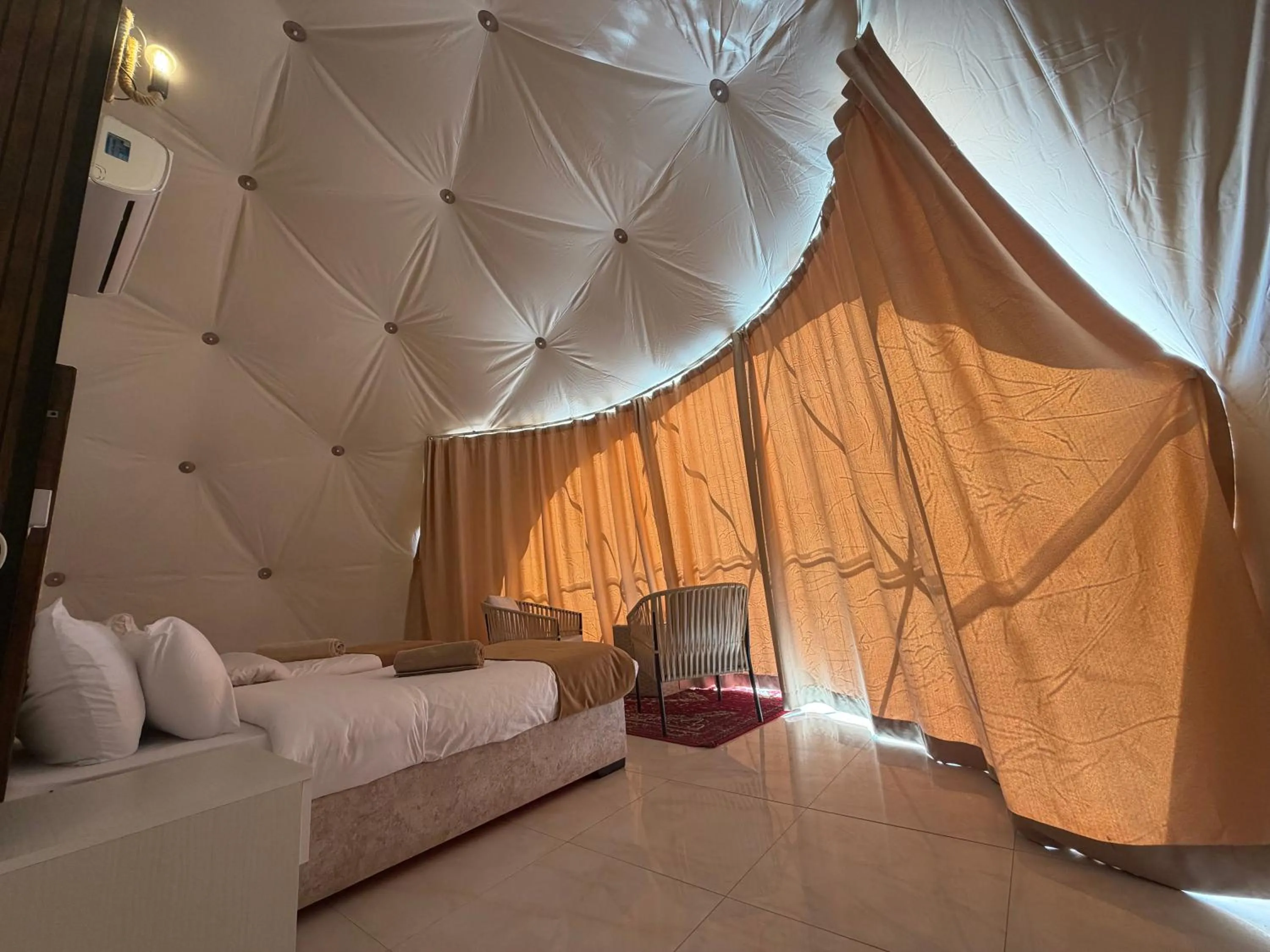 Bed in Hasan Zawaideh Camp