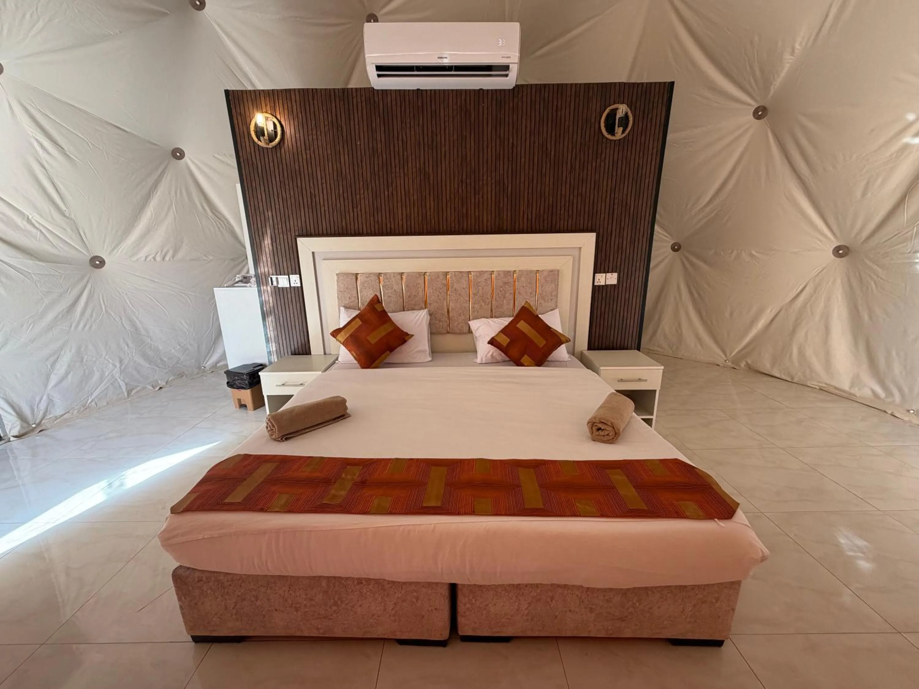 Bed in Hasan Zawaideh Camp