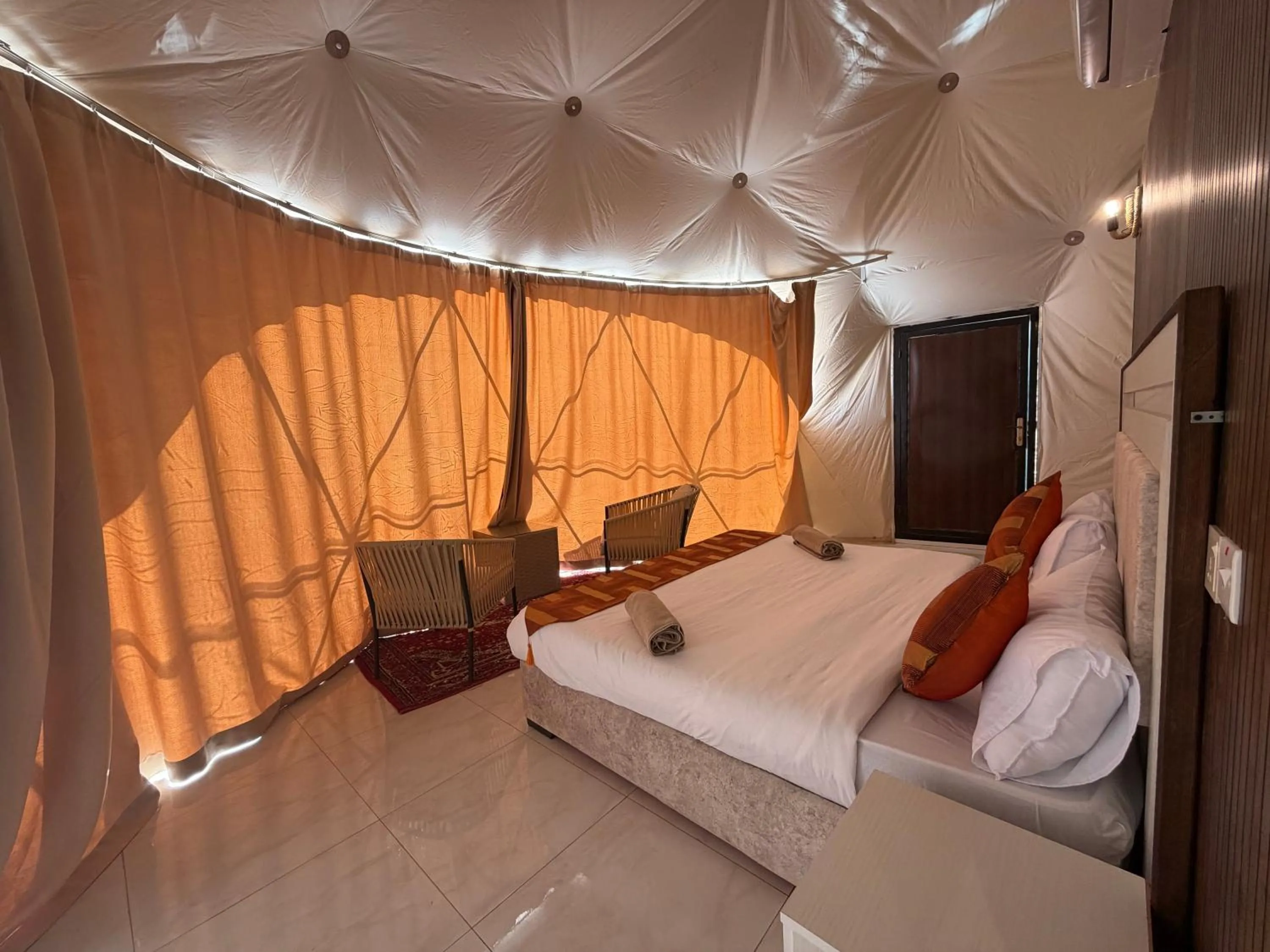 Bed in Hasan Zawaideh Camp