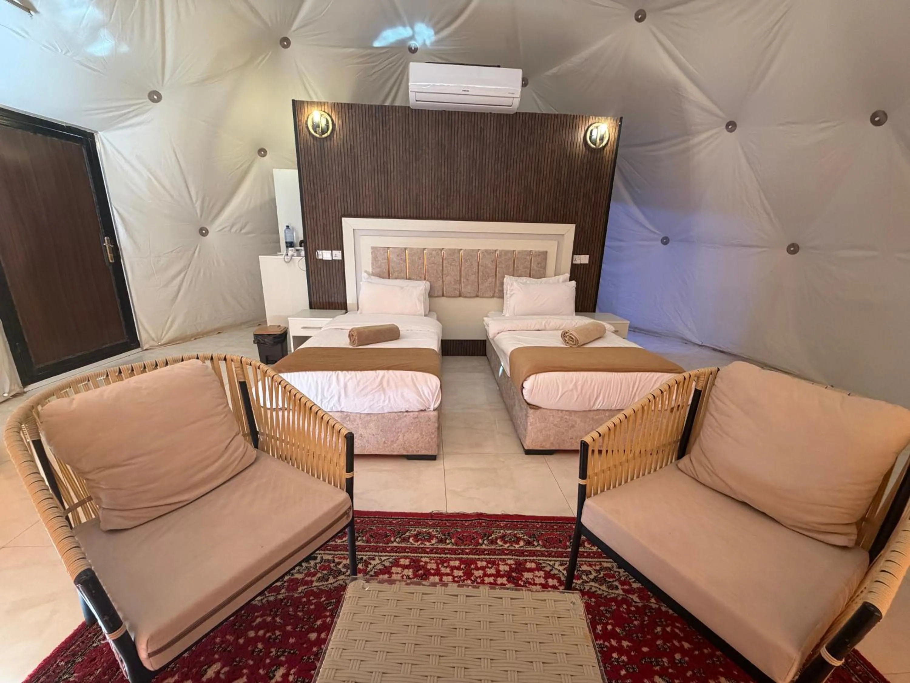 Bed in Hasan Zawaideh Camp