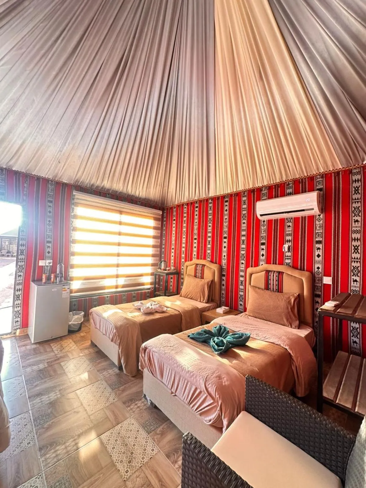 Bed in Hasan Zawaideh Camp