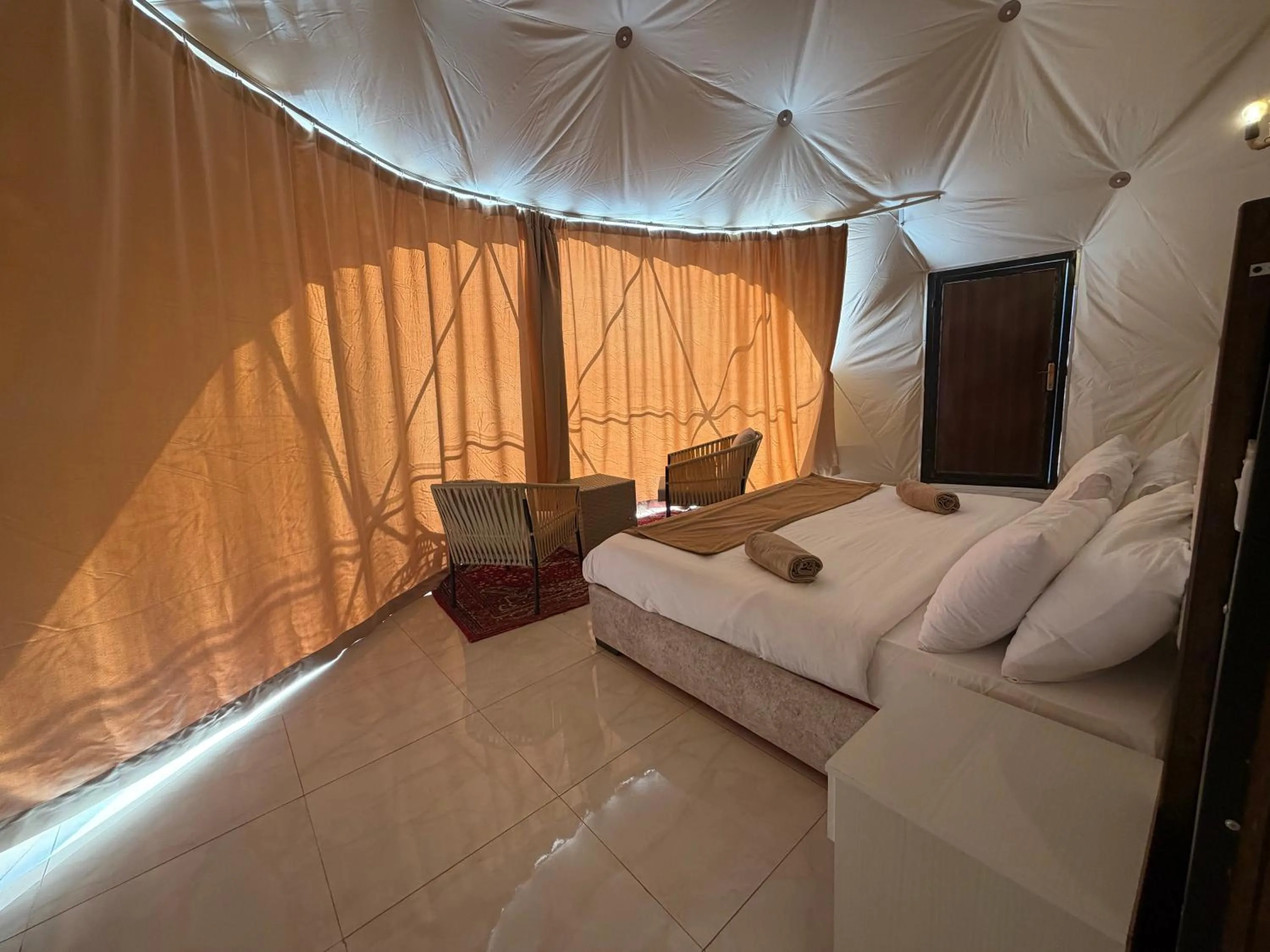 Bed in Hasan Zawaideh Camp