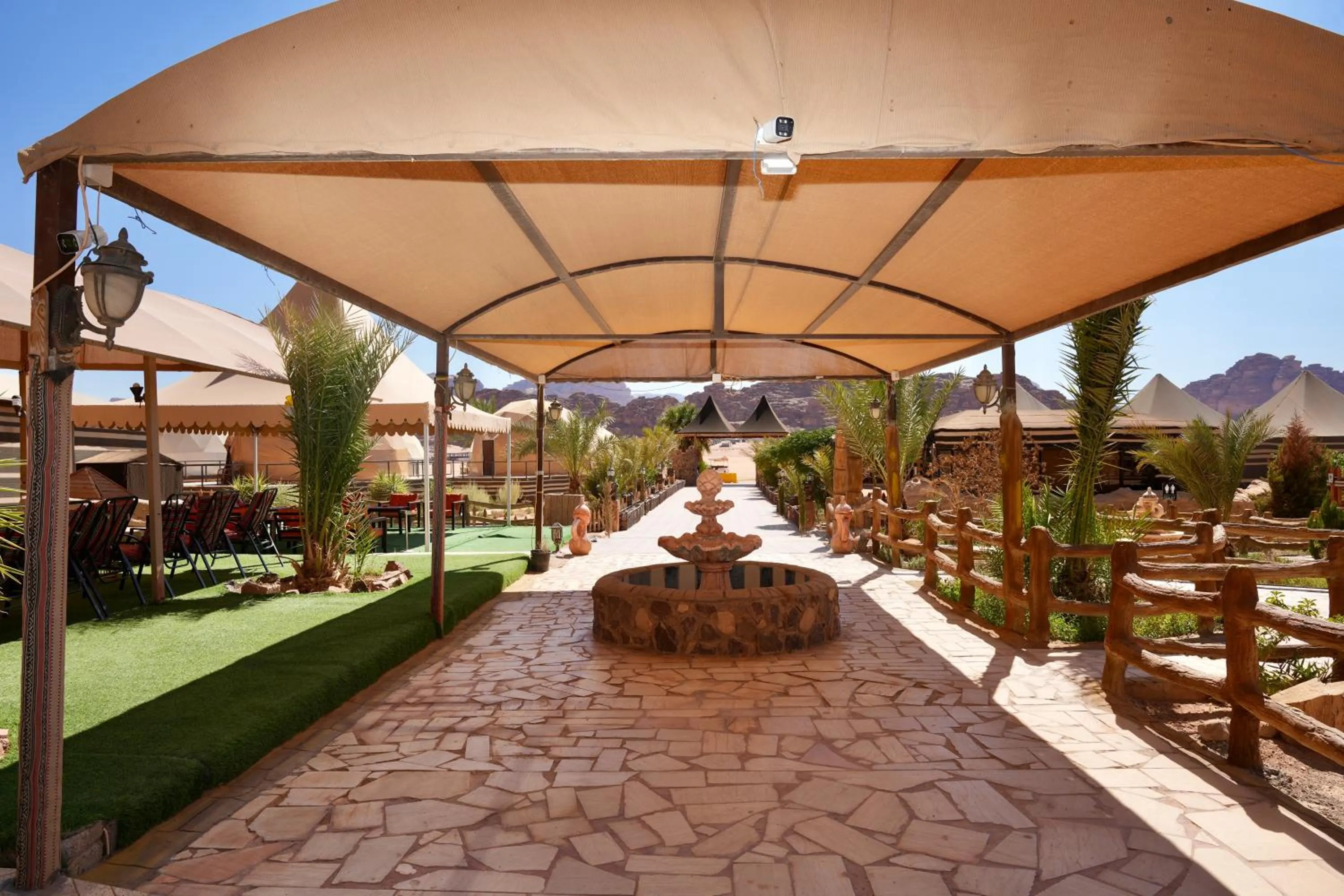 Natural landscape in Hasan Zawaideh Camp