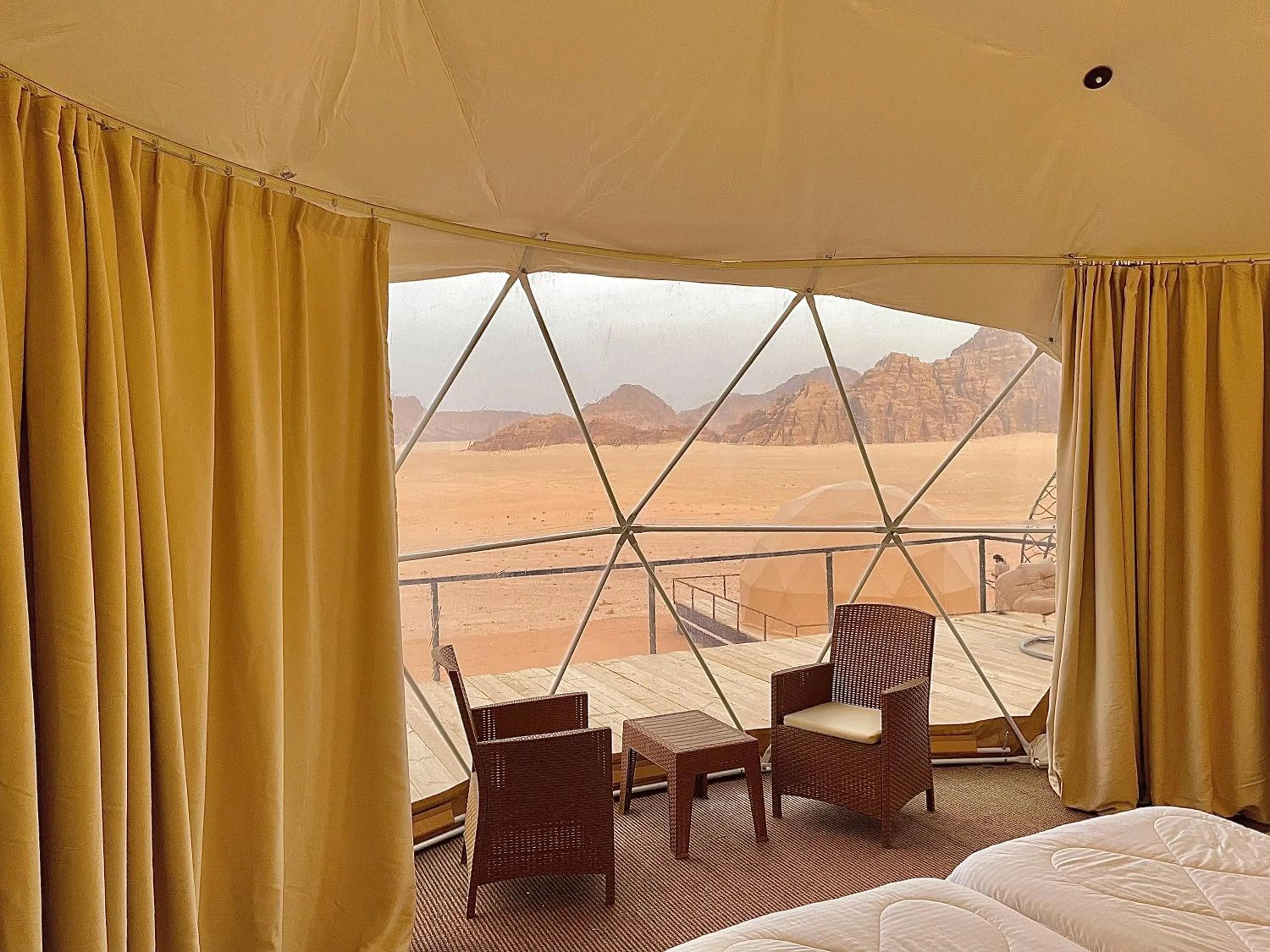 View (from property/room), Bed in Hasan Zawaideh Camp