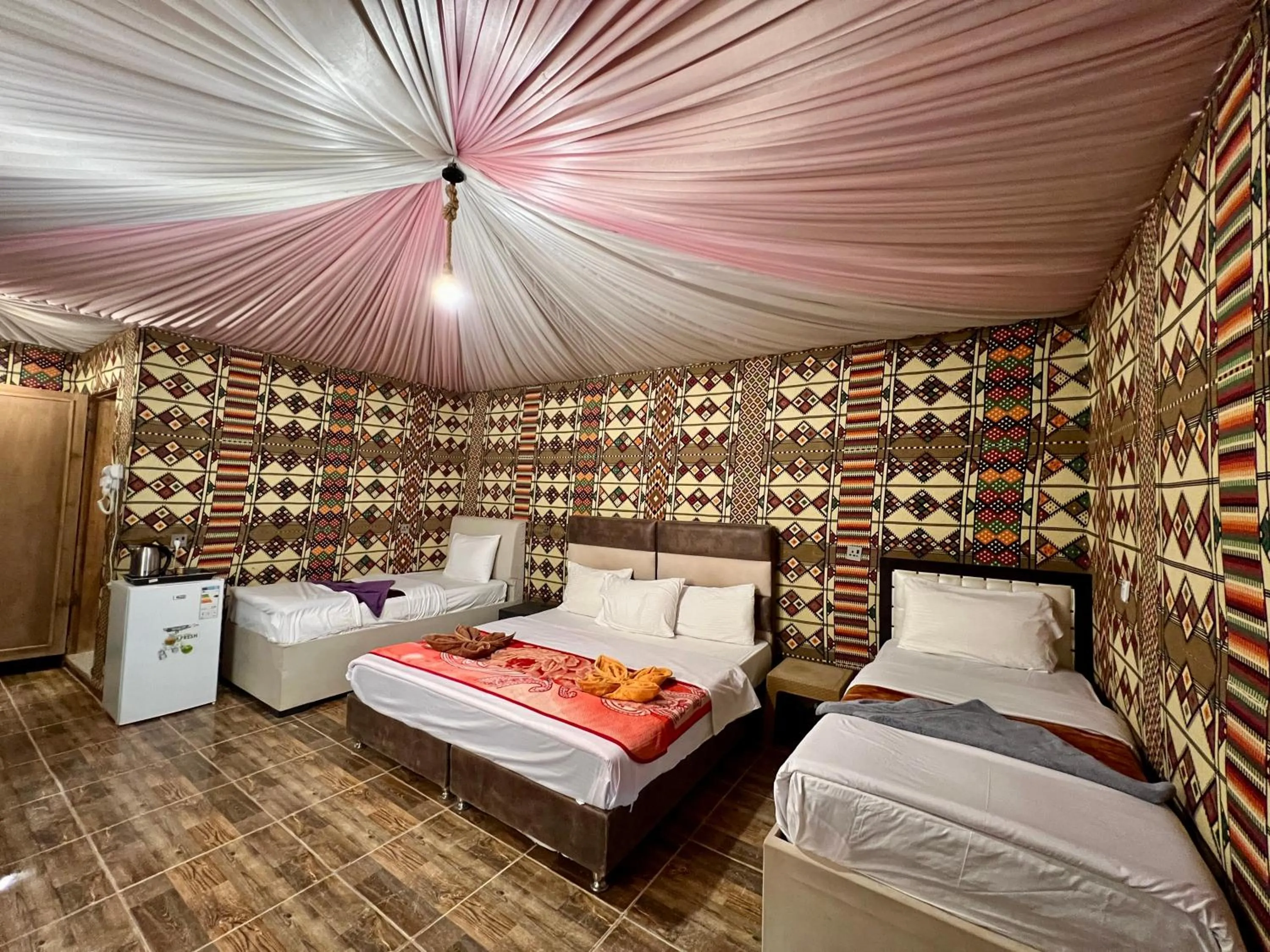 Bed in Hasan Zawaideh Camp