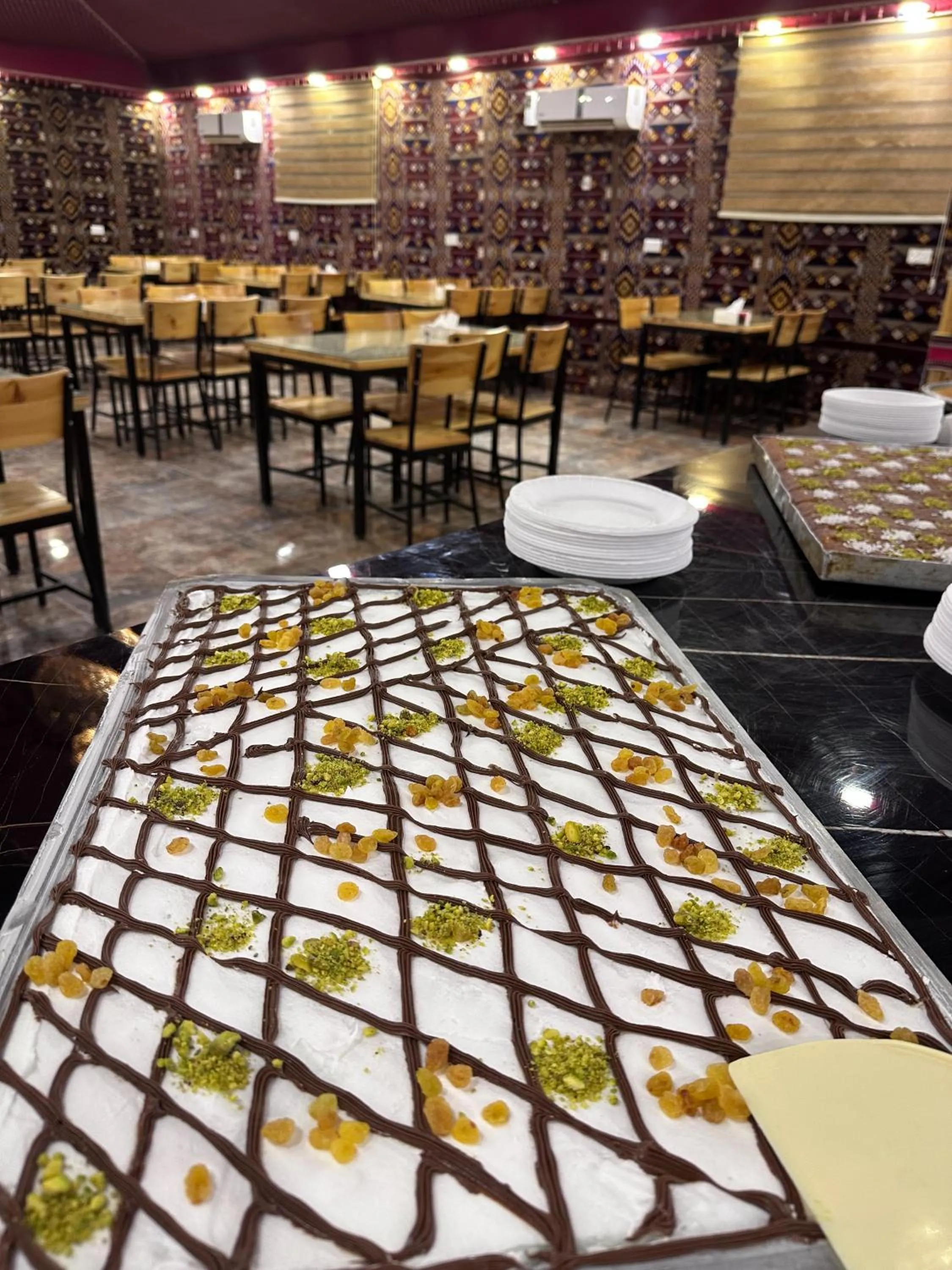 Buffet breakfast in Hasan Zawaideh Camp