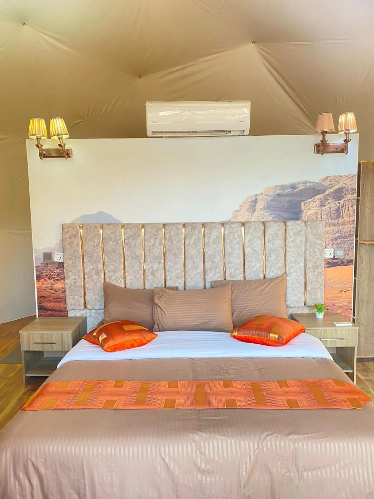 Bed in Hasan Zawaideh Camp