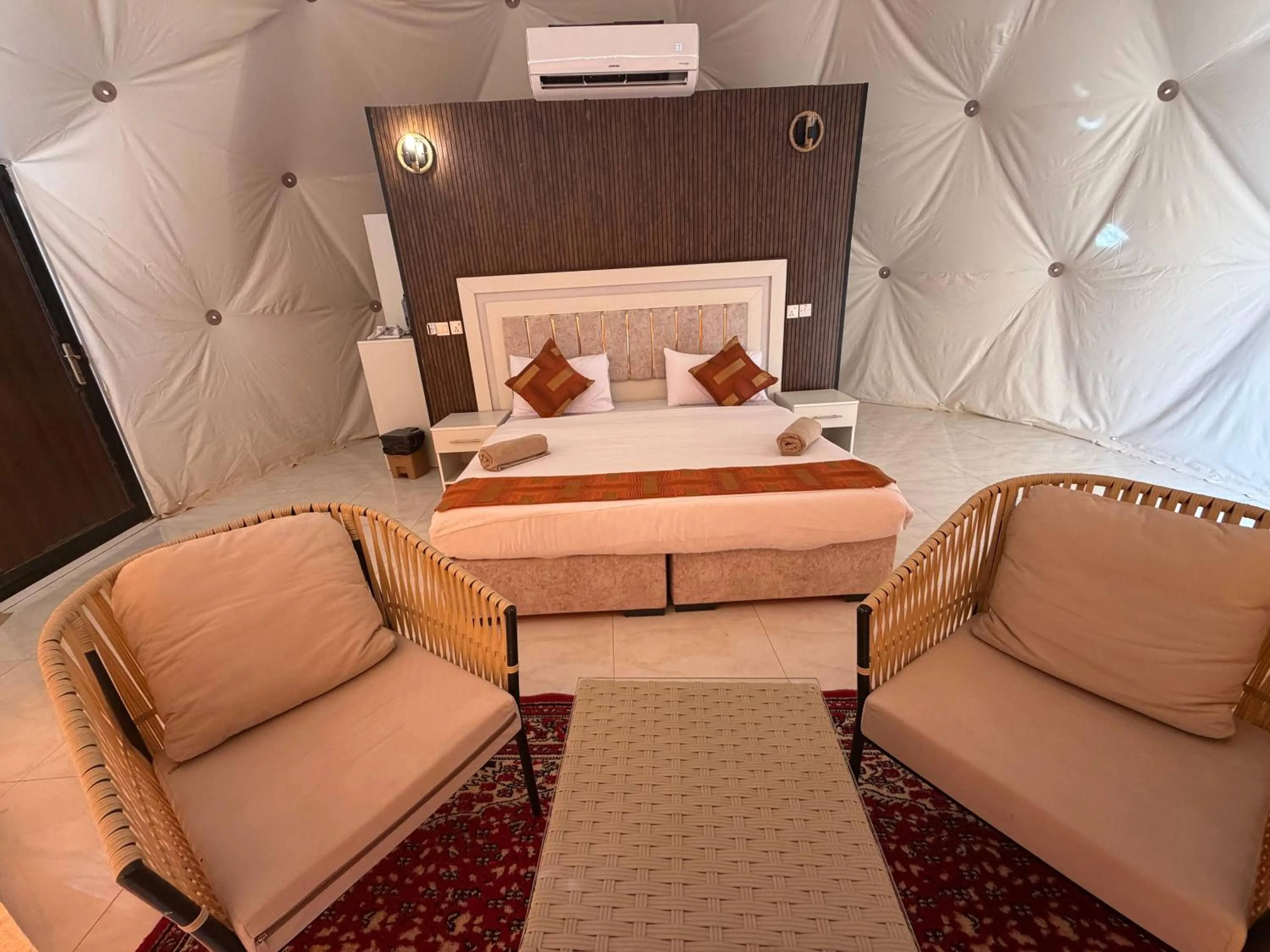 Bed in Hasan Zawaideh Camp