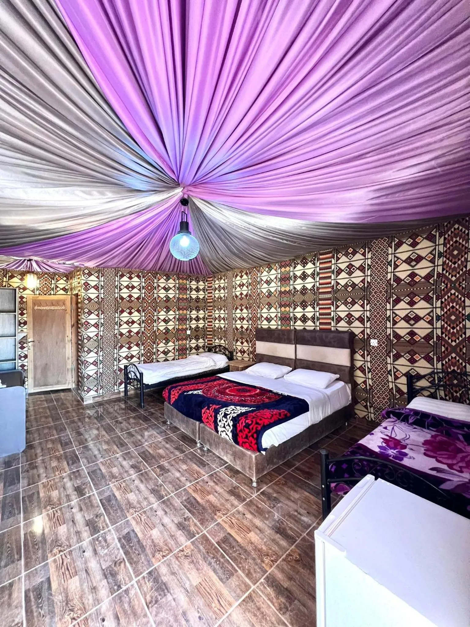 Bed in Hasan Zawaideh Camp