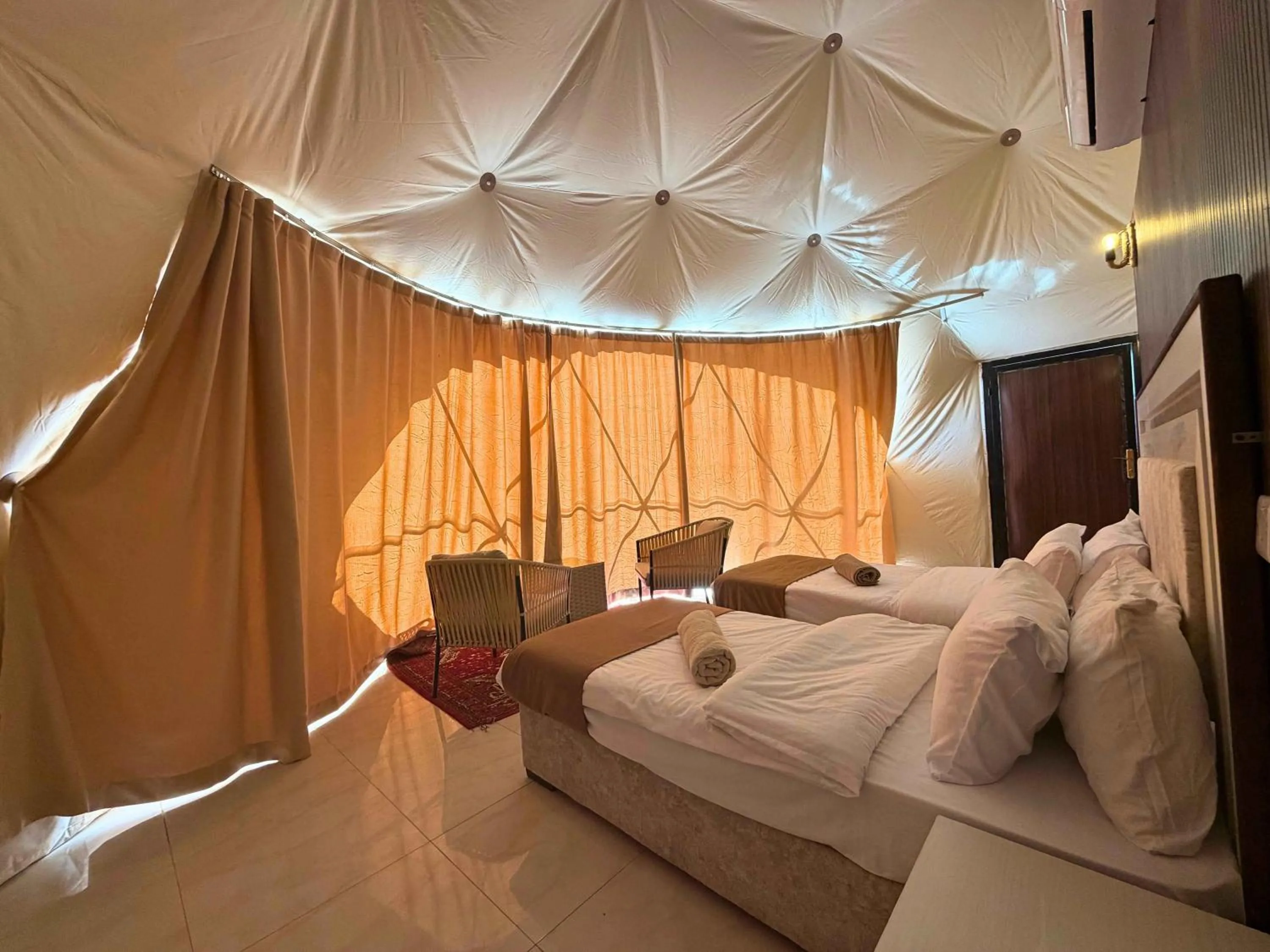 Bed in Hasan Zawaideh Camp