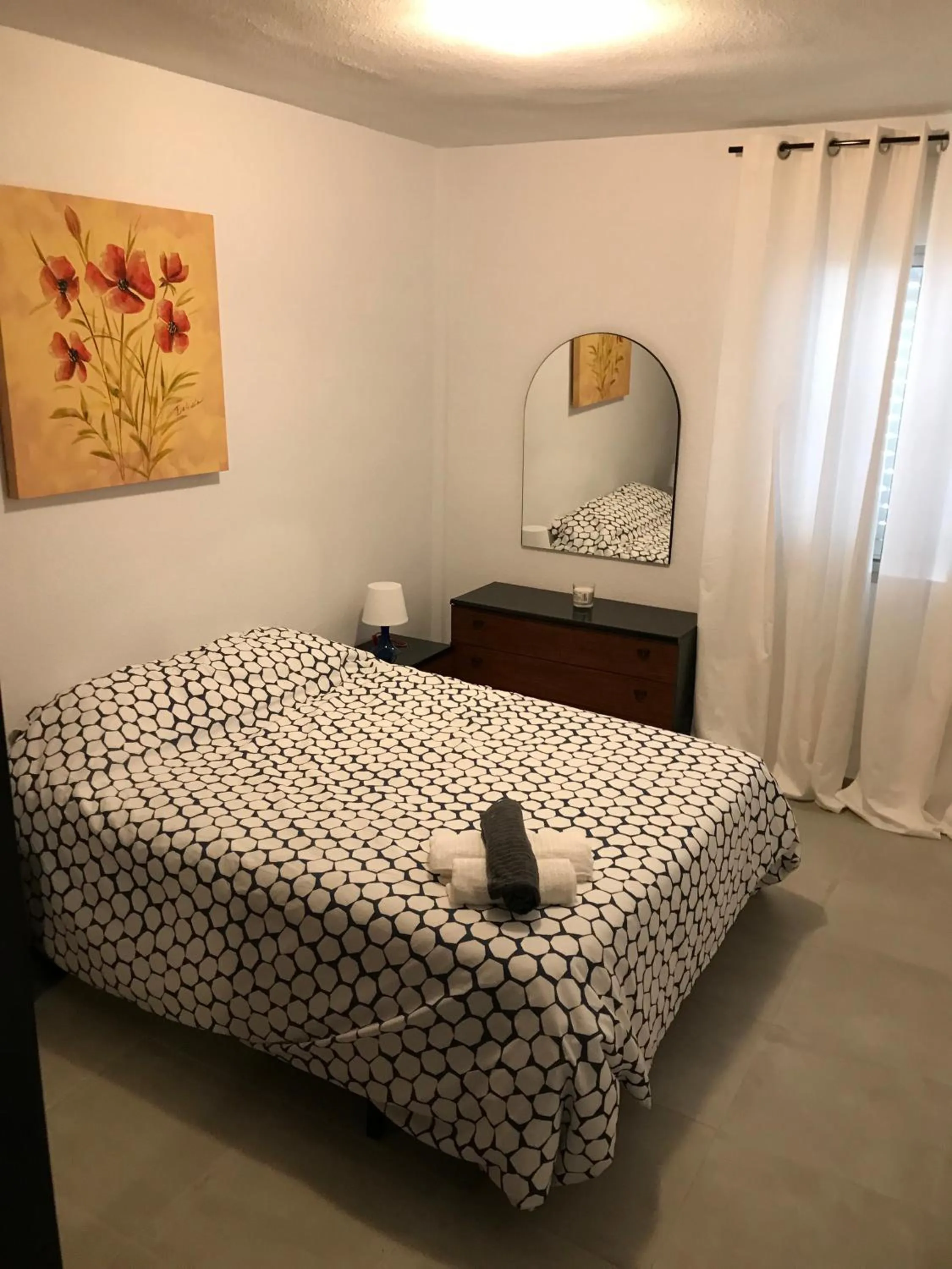 Bedroom, Bed in Apartamento Eucalipto