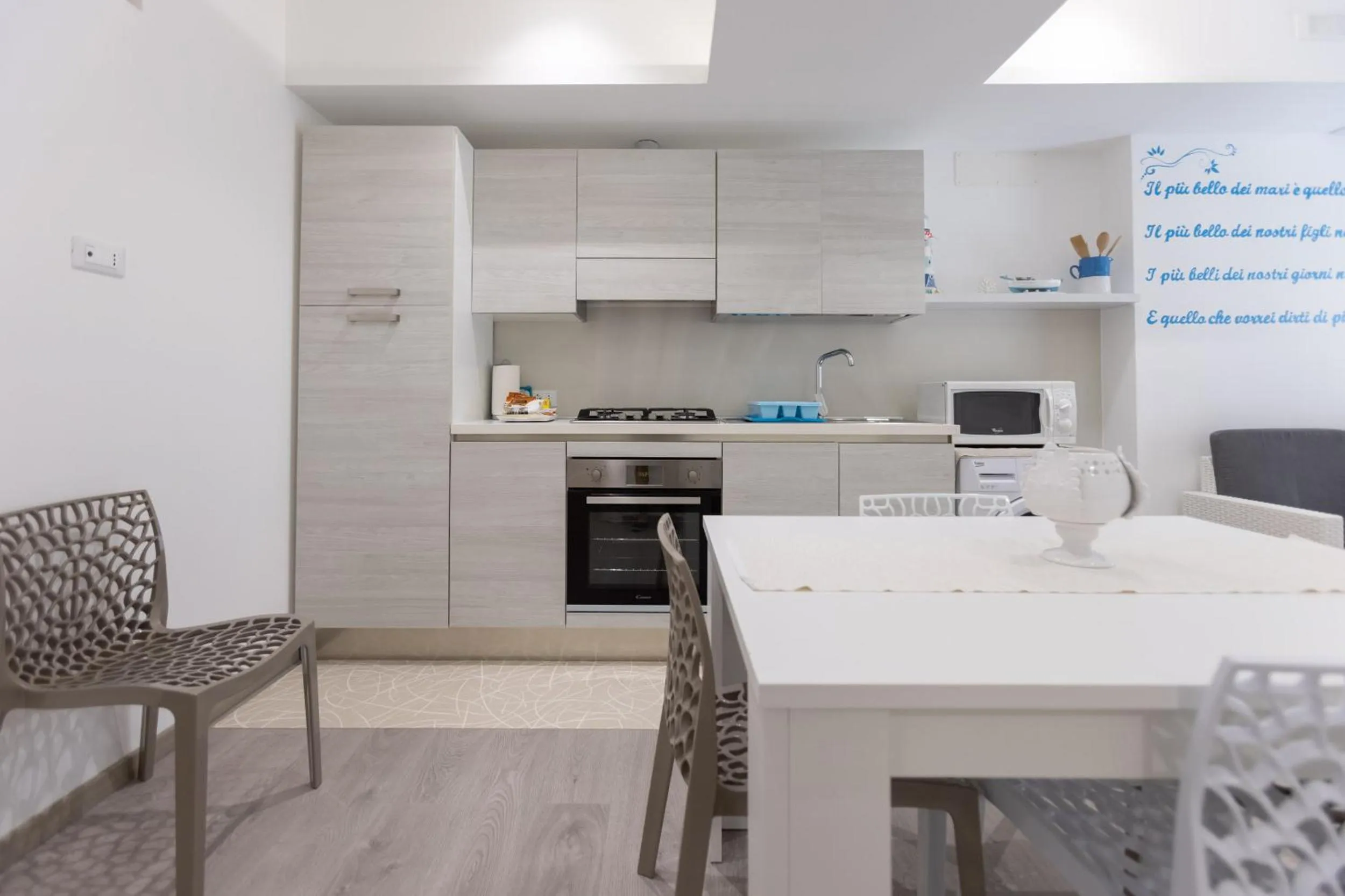 Kitchen or kitchenette in B&B Il più bello dei mari