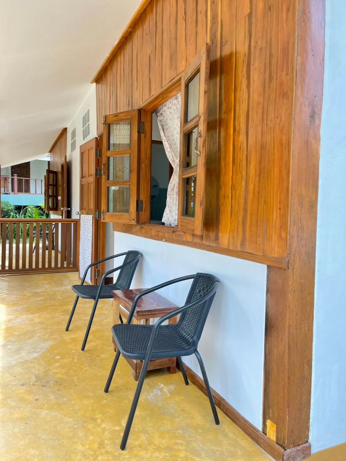 Seating area in Pai Flora Resort