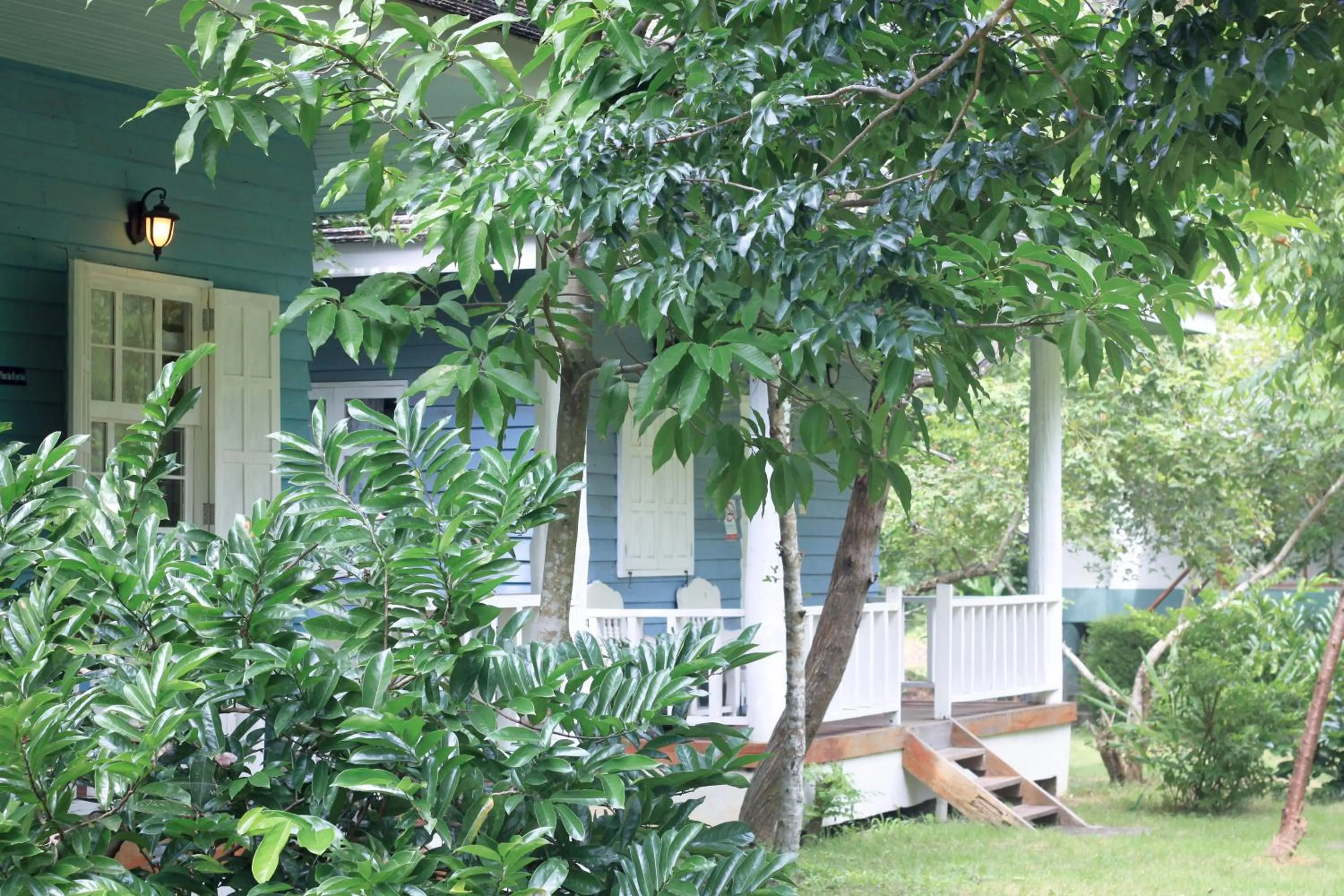 Patio in Pai Flora Resort