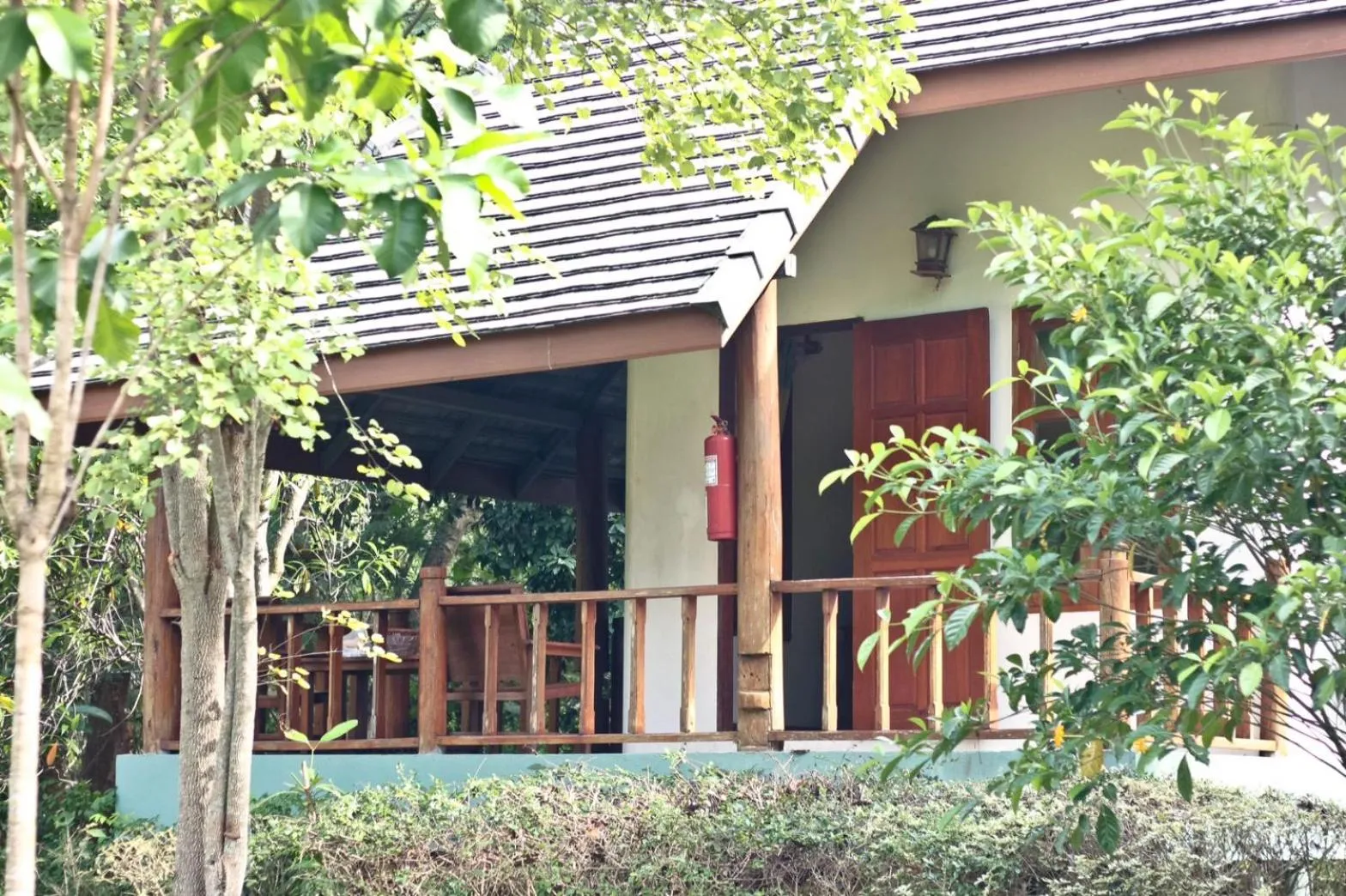 Property building in Pai Flora Resort