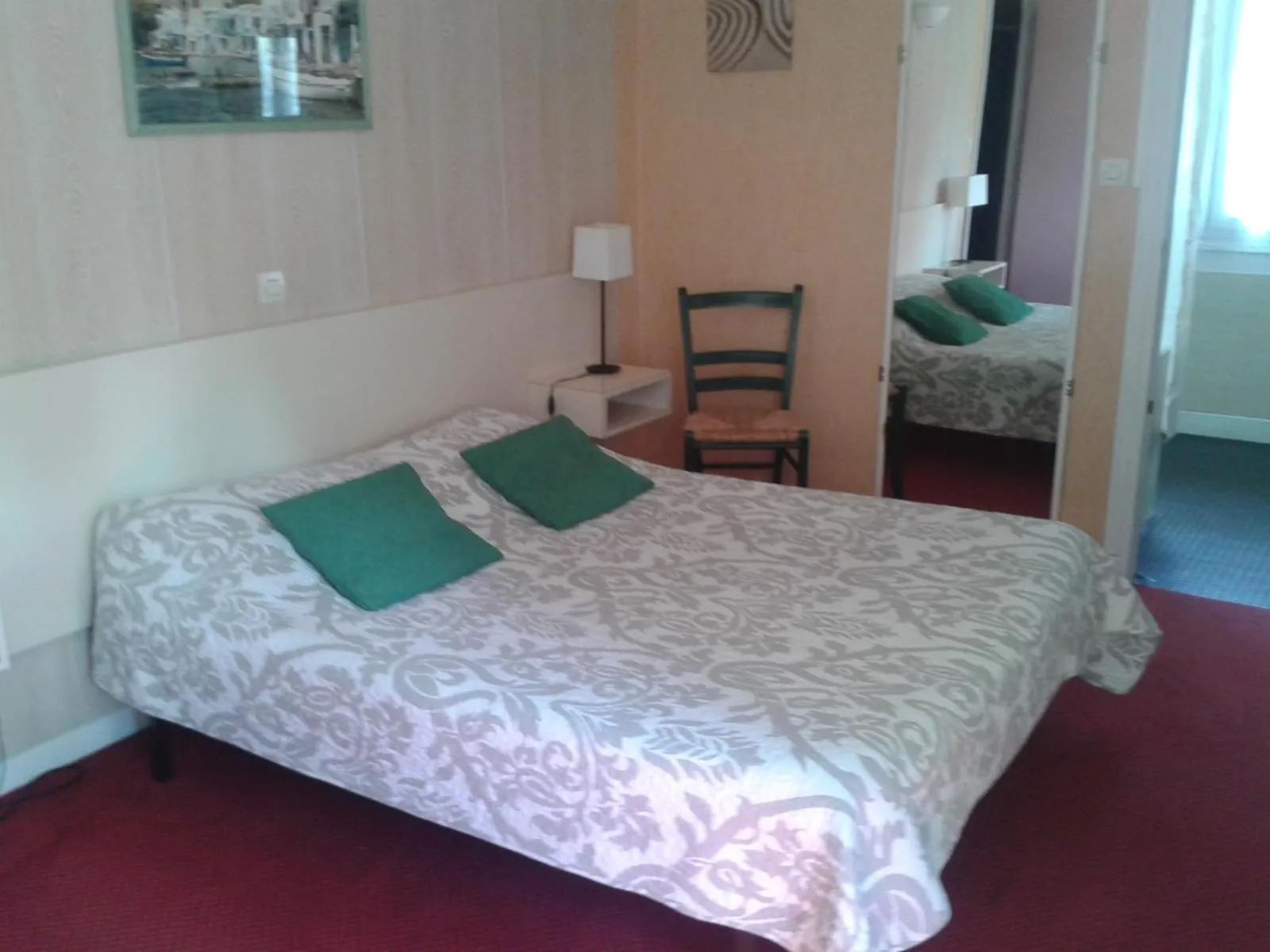 Photo of the whole room, Bed in Hôtel du Val d'Aure