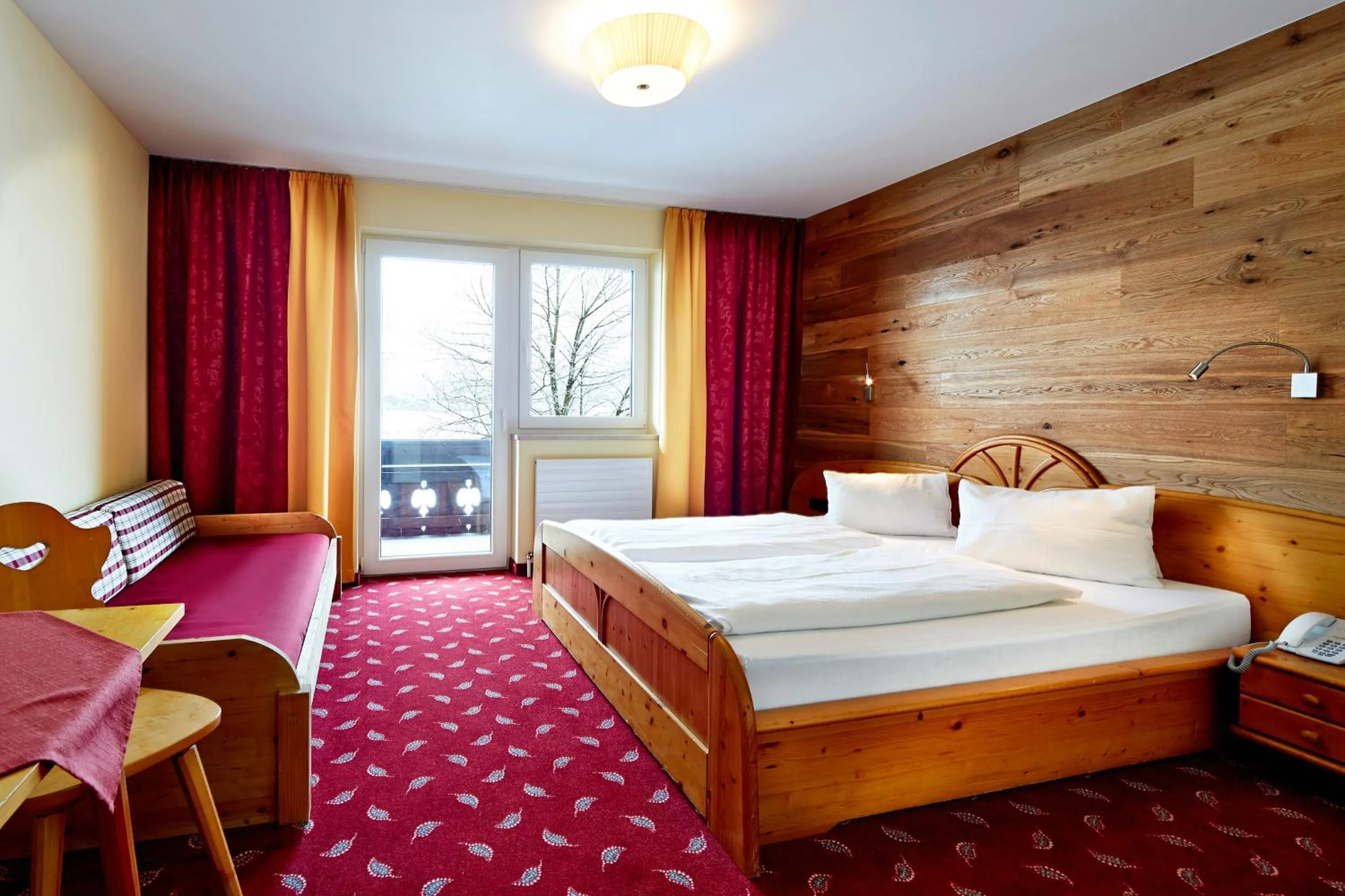 Bed in Hotel Wieser