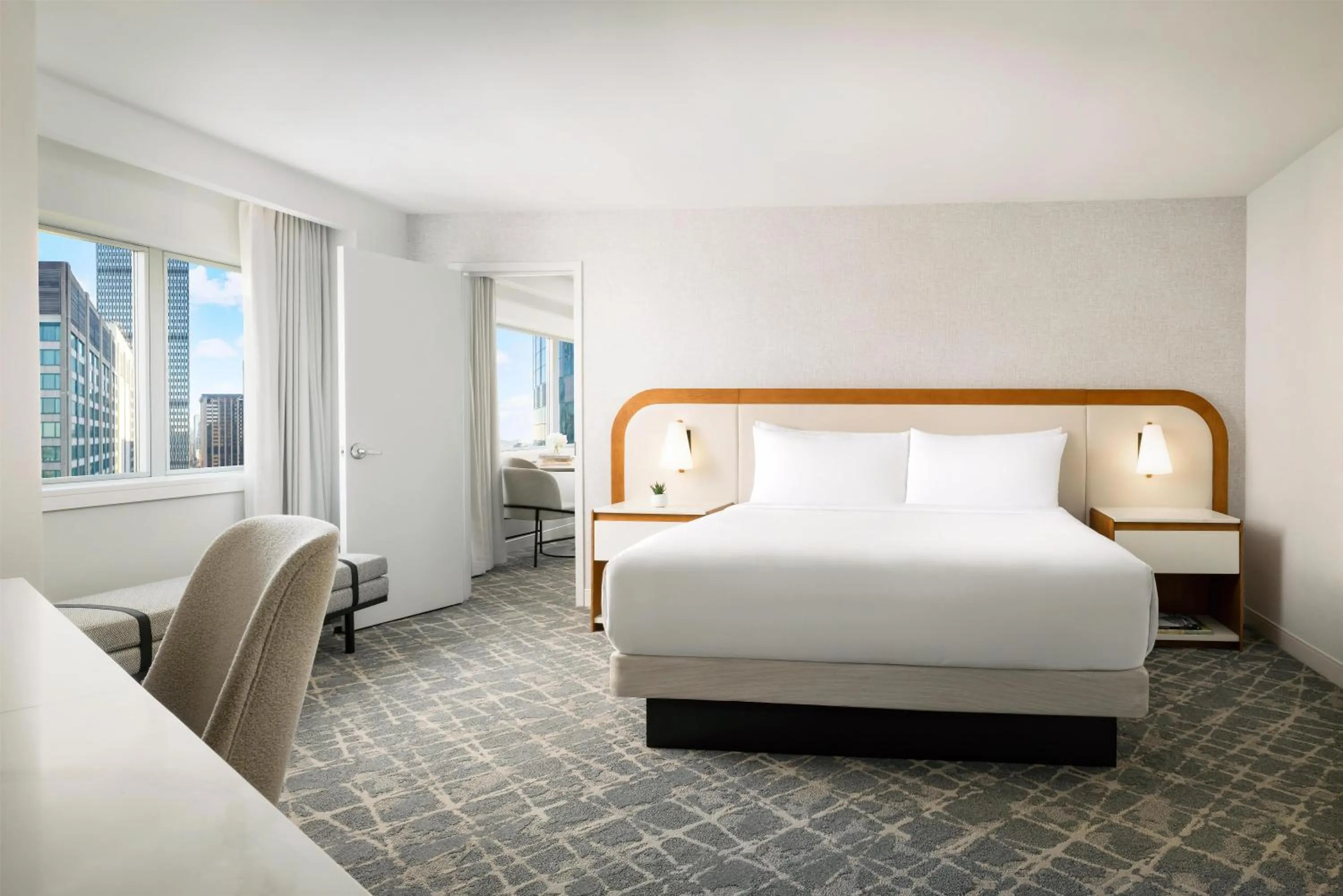 Bed in Hilton Boston Back Bay