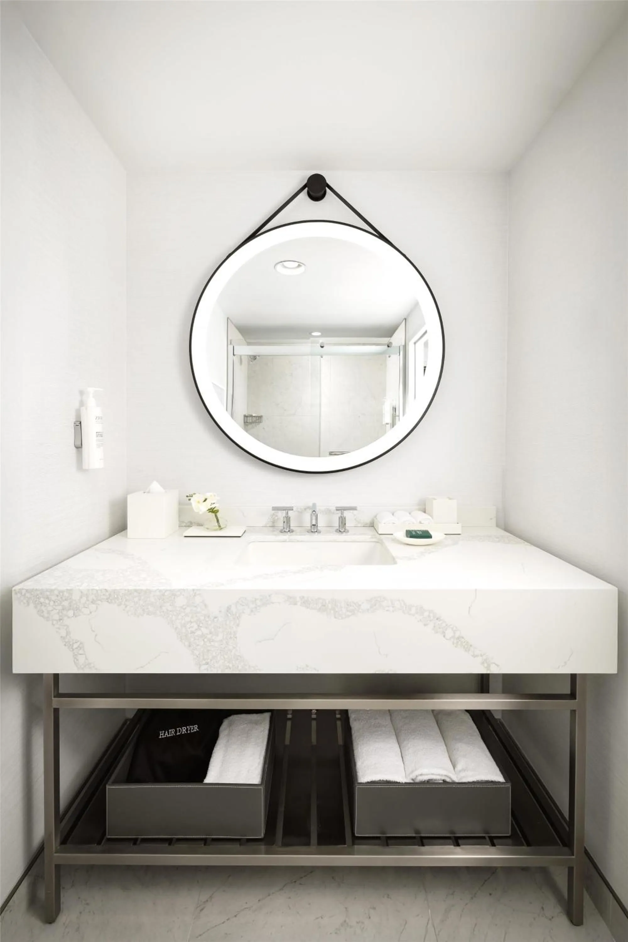 Bathroom in Hilton Boston Back Bay