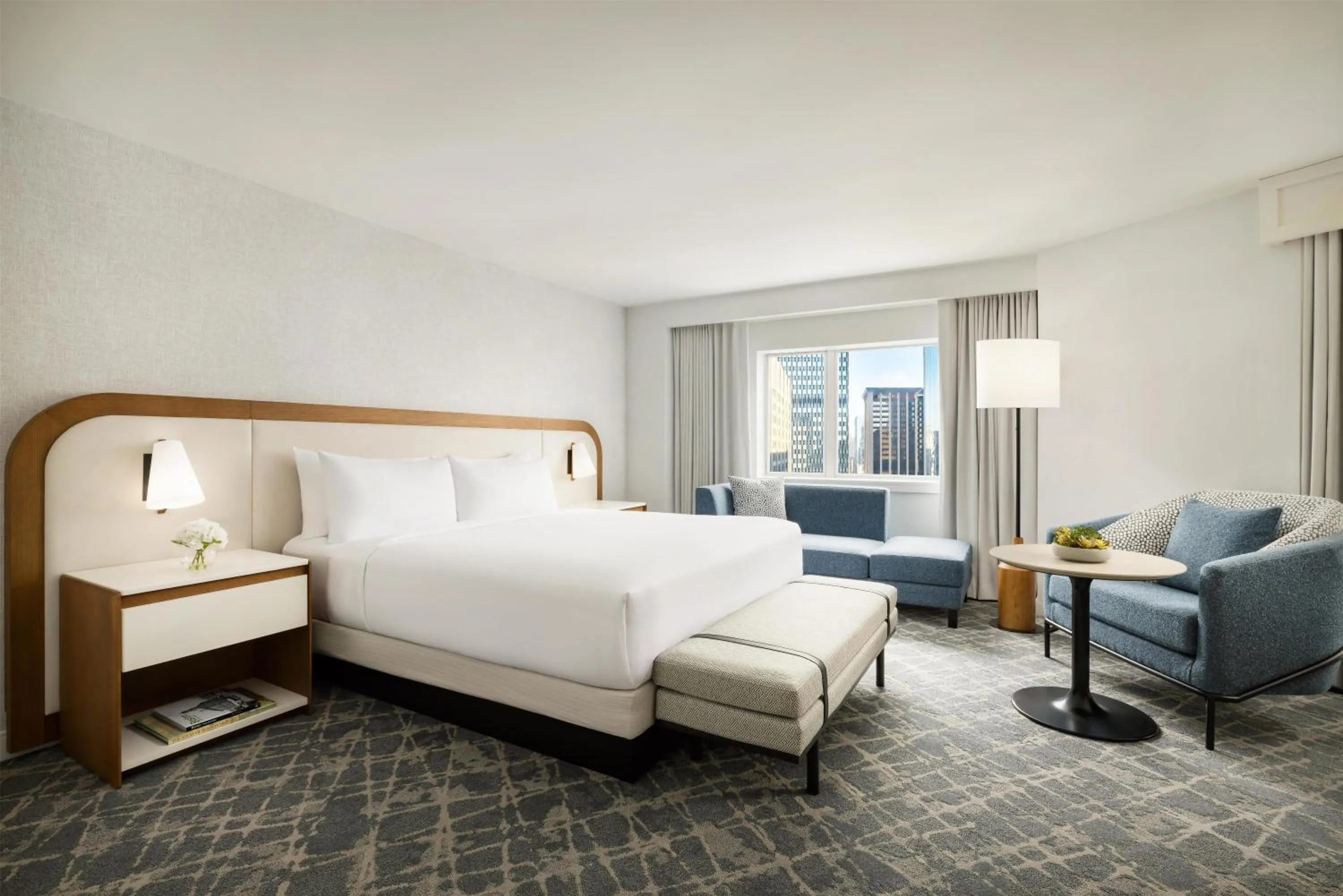 Bed in Hilton Boston Back Bay