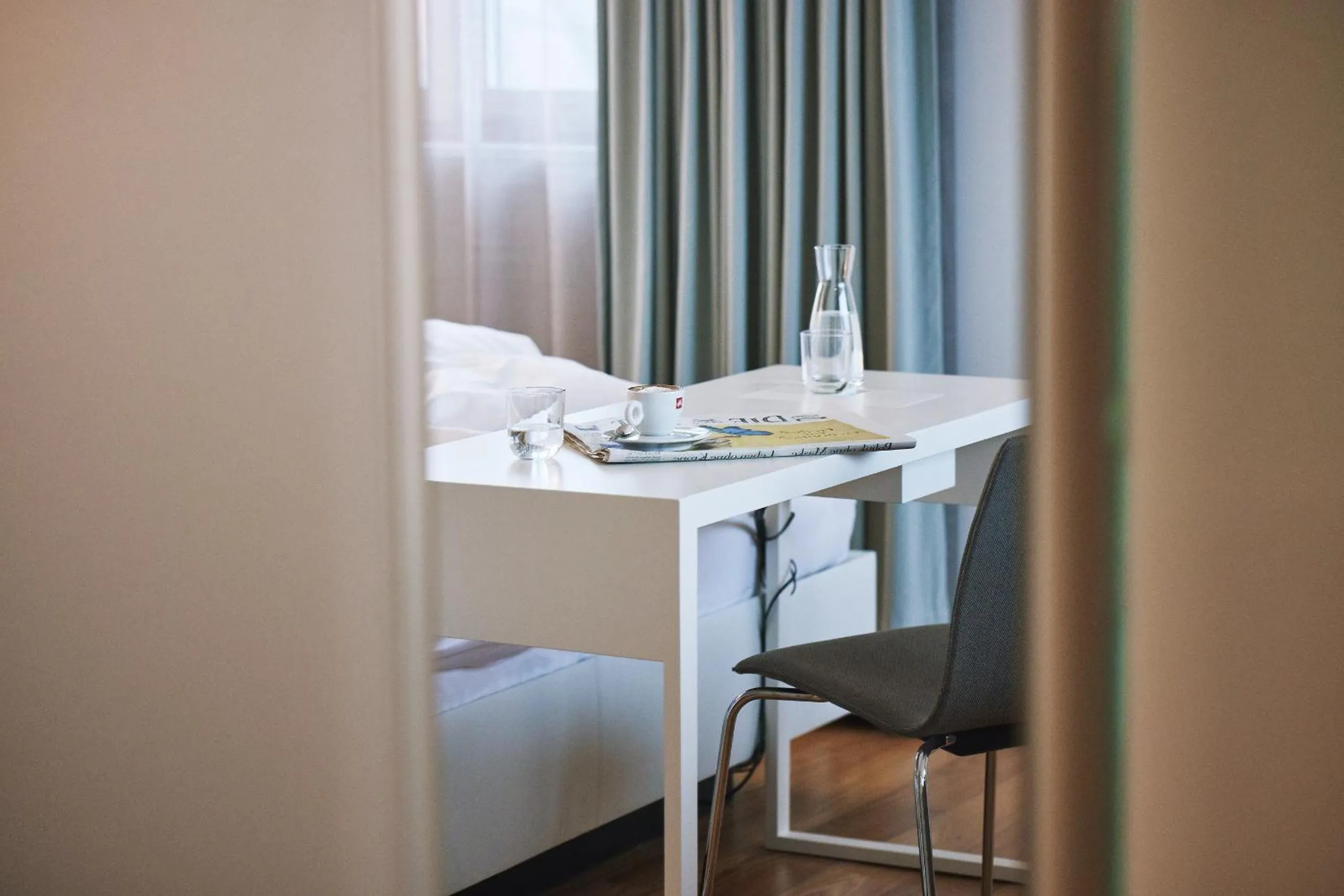 Decorative detail, Bed in Hotel am See