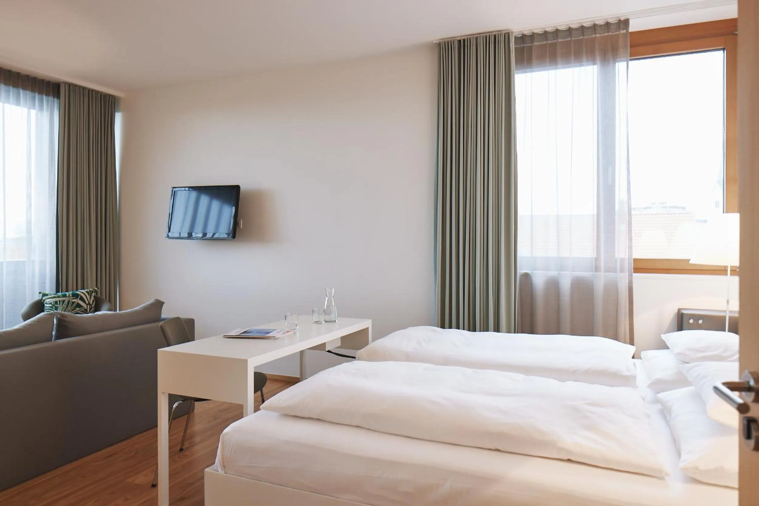 Photo of the whole room, Bed in Hotel am See