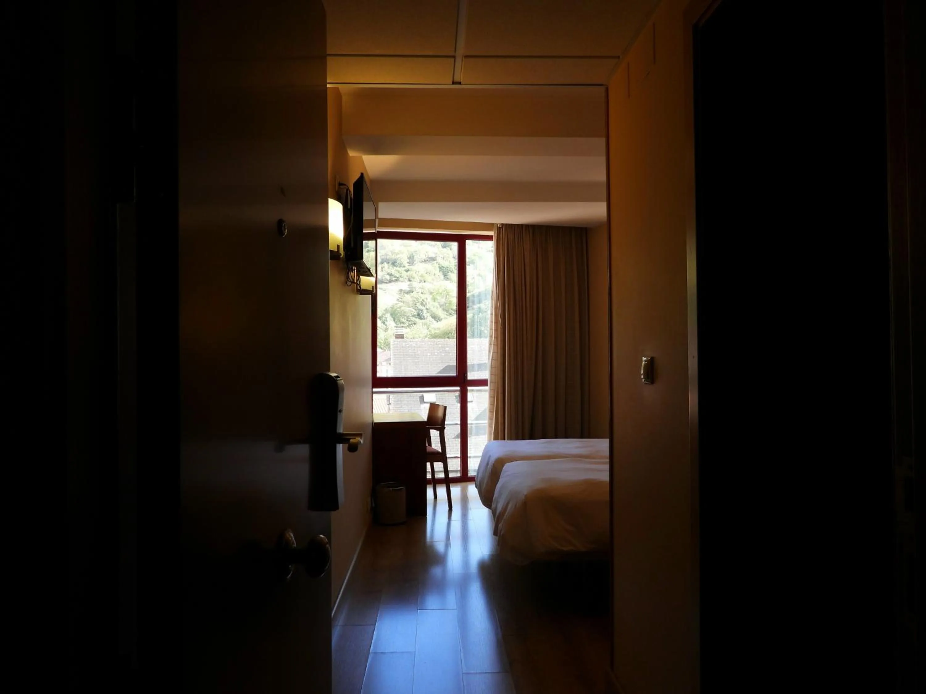 Bed in Hotel Ruta de la Plata de Asturias