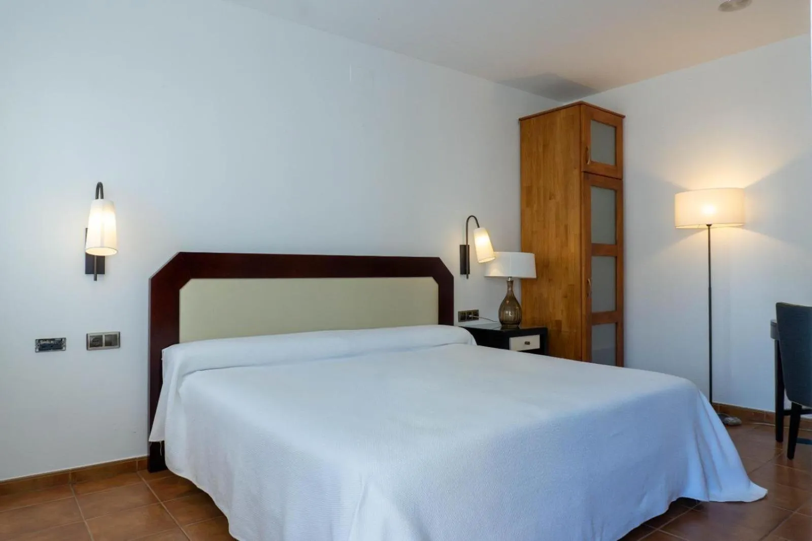 Bed in Hotel Restaurante Setos