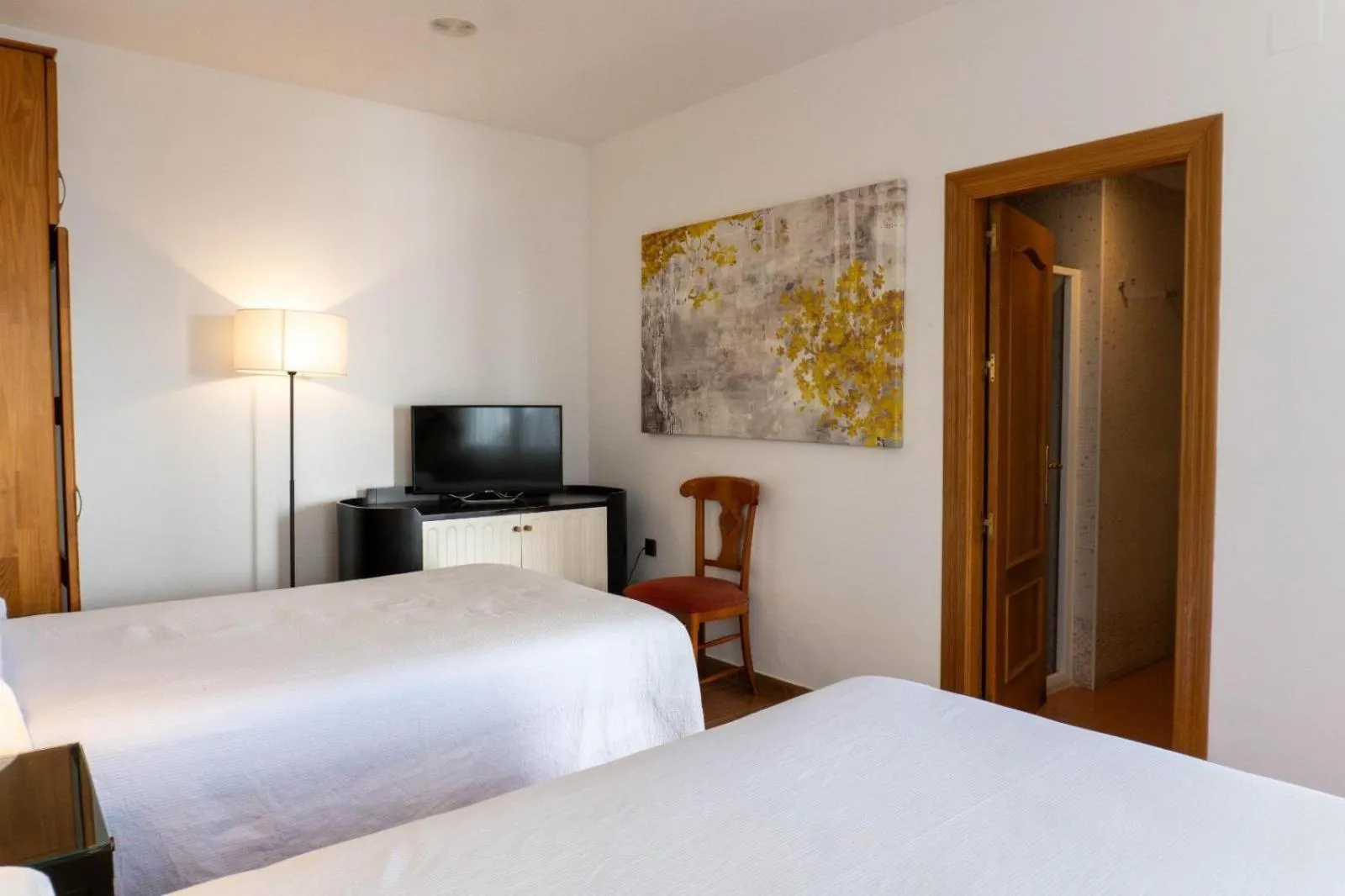 Bed in Hotel Restaurante Setos