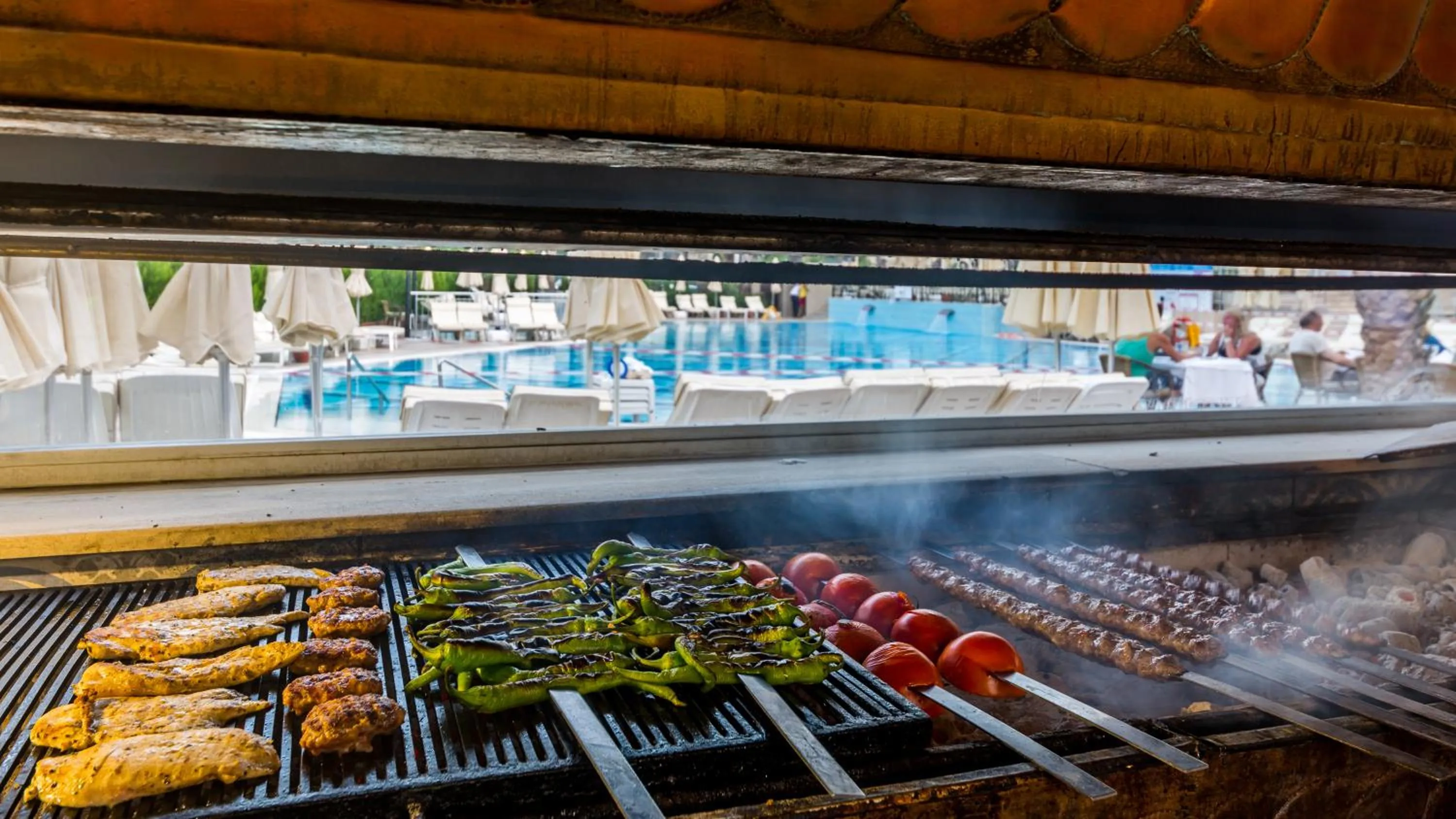 Food close-up in Hotel Aqua