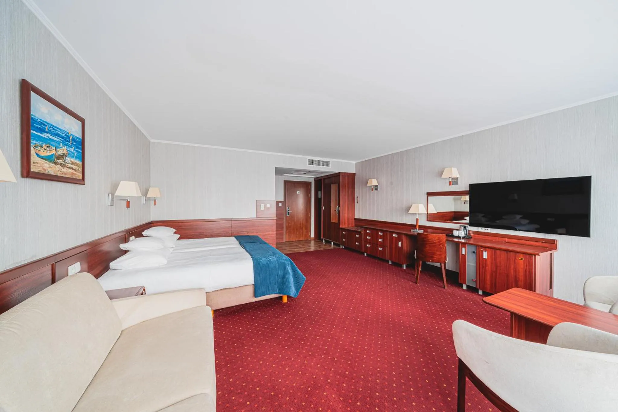 Bed in Hotel Lidia Spa & Wellness