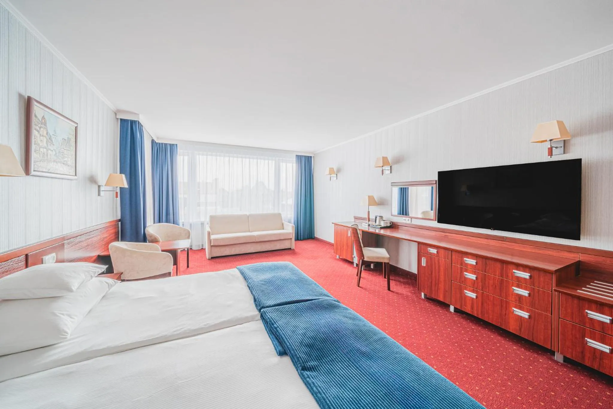 Bed in Hotel Lidia Spa & Wellness