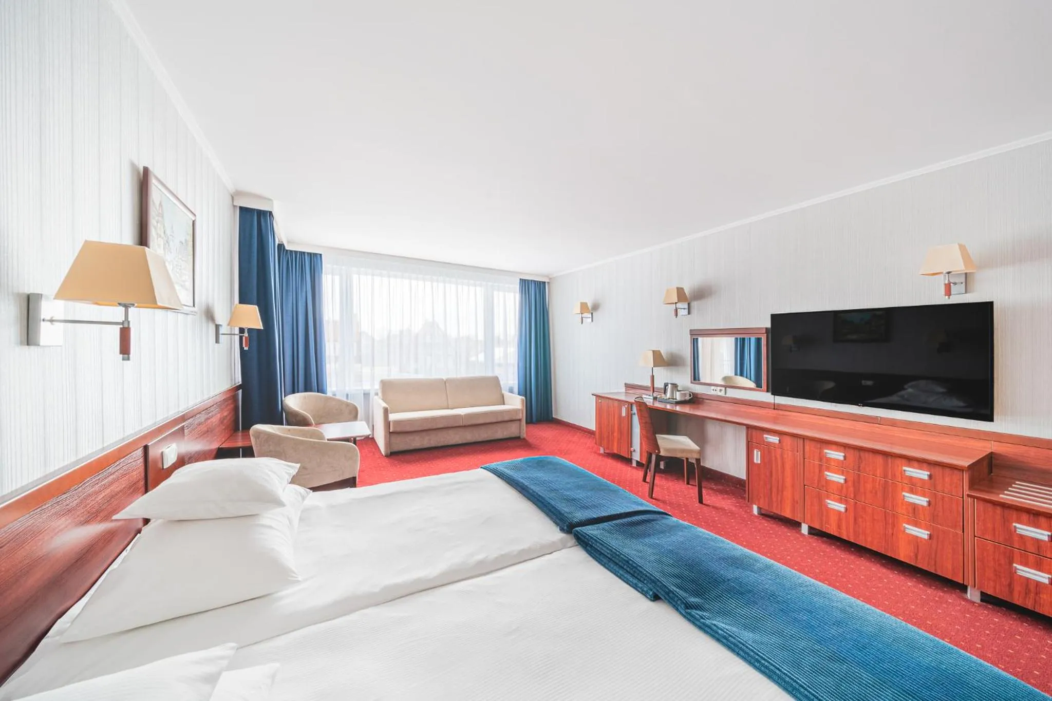 Bed in Hotel Lidia Spa & Wellness